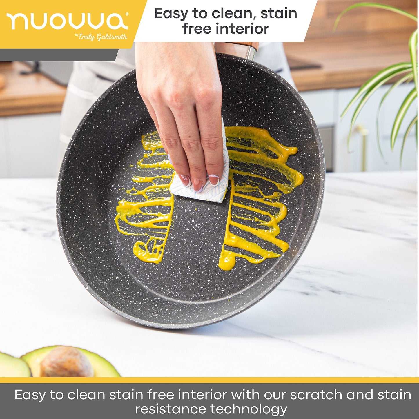 - Non Stick Pots and Pans Set | Induction Hob Pots Set | 15pcs Kitchen Cookware with Lids -