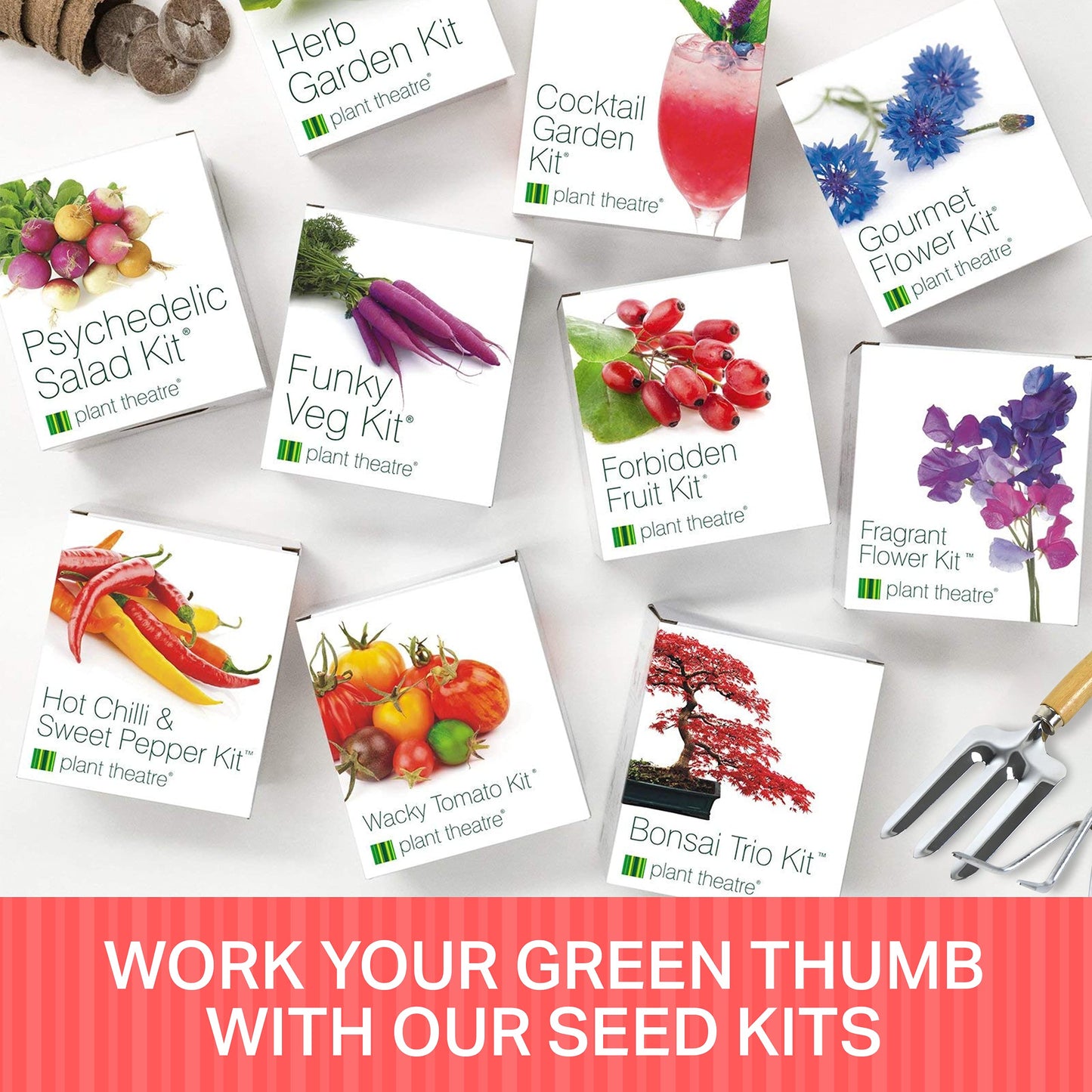 - Plant Theatre Essential Garden Tool Bag | Includes Tools for the Gardener -