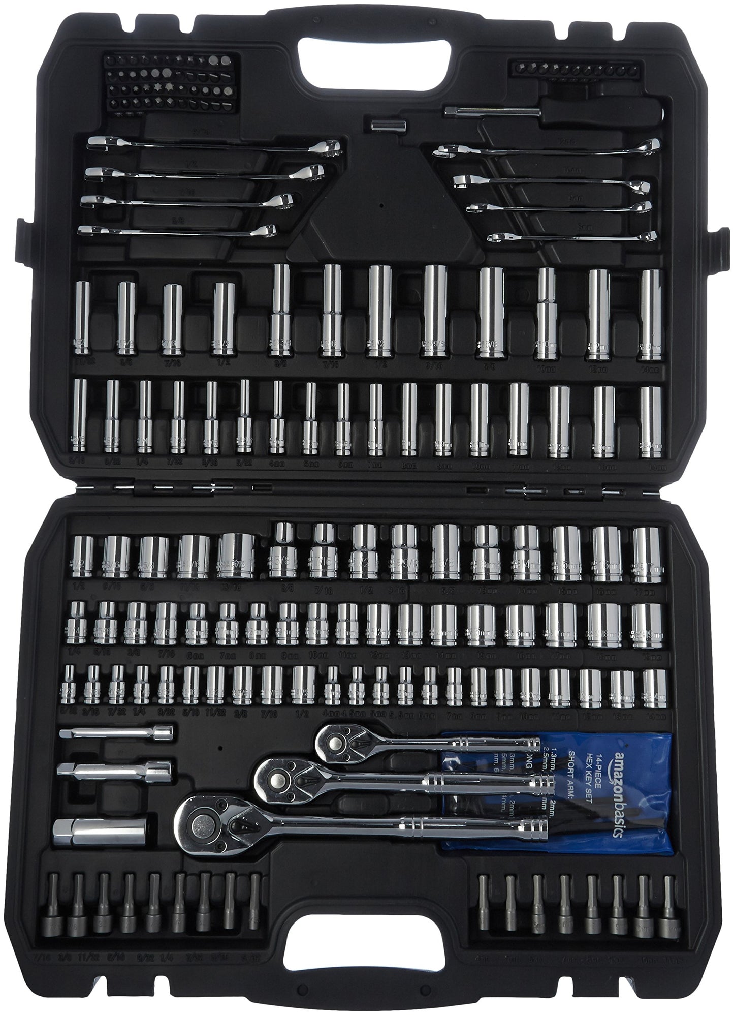 Amazon Basics Socket Set (201 Piece)