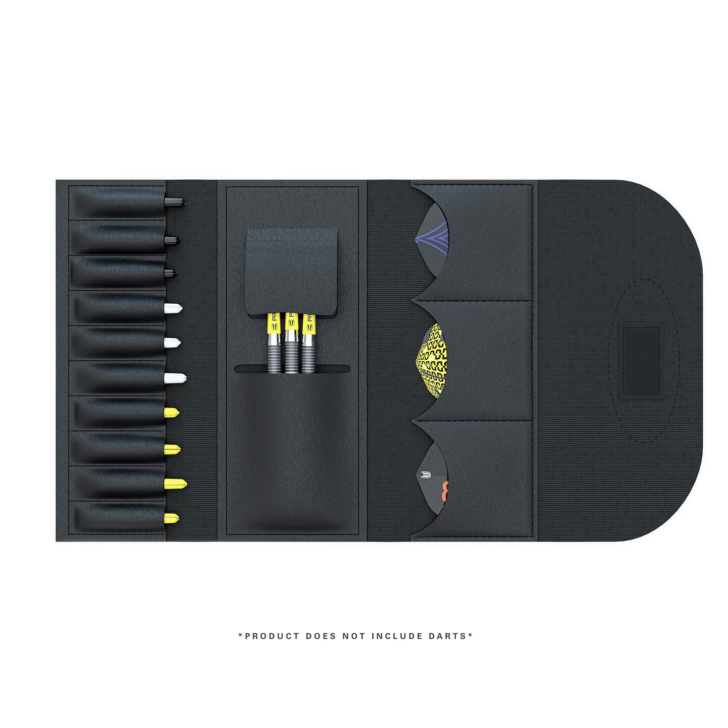 - Target Darts Tri Fold Darts Wallet | Black | 3 Darts -