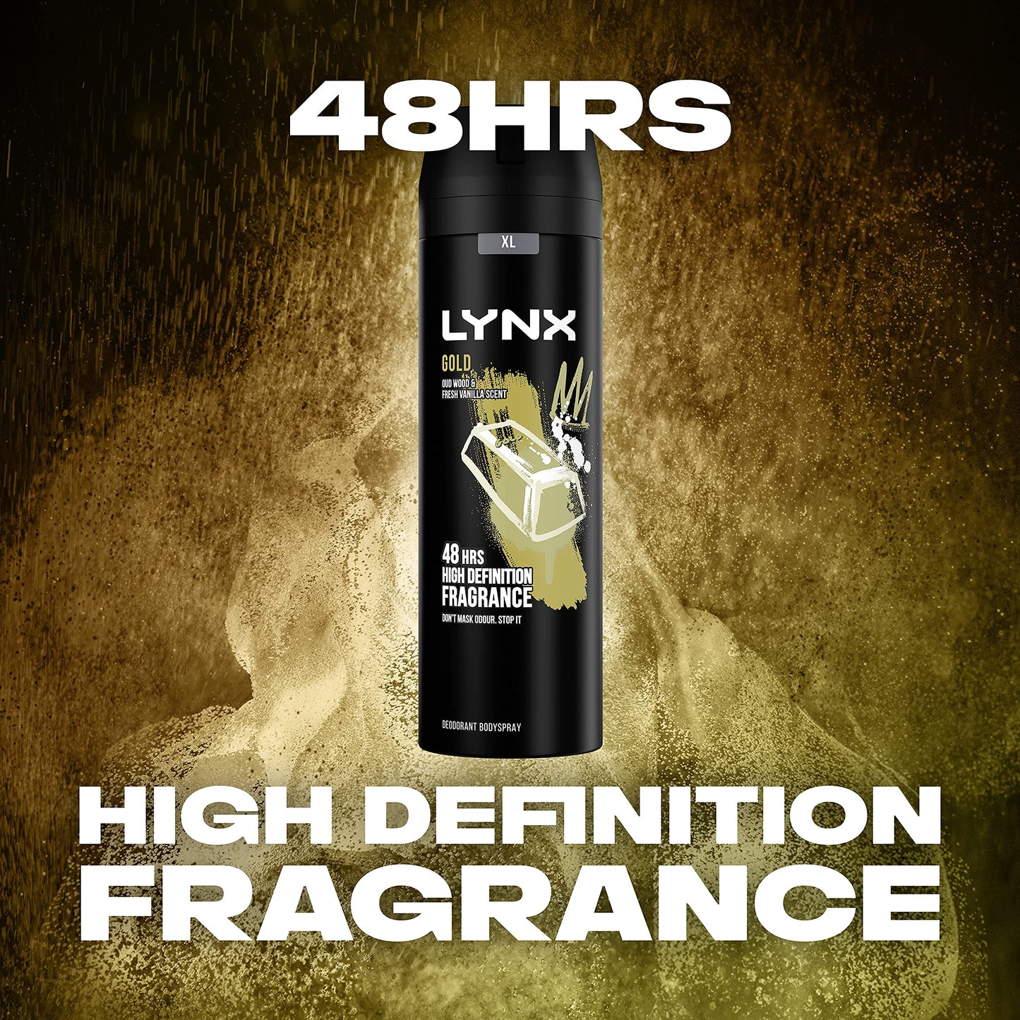 - Lynx Gold Bodyspray | 48 hour Protection -