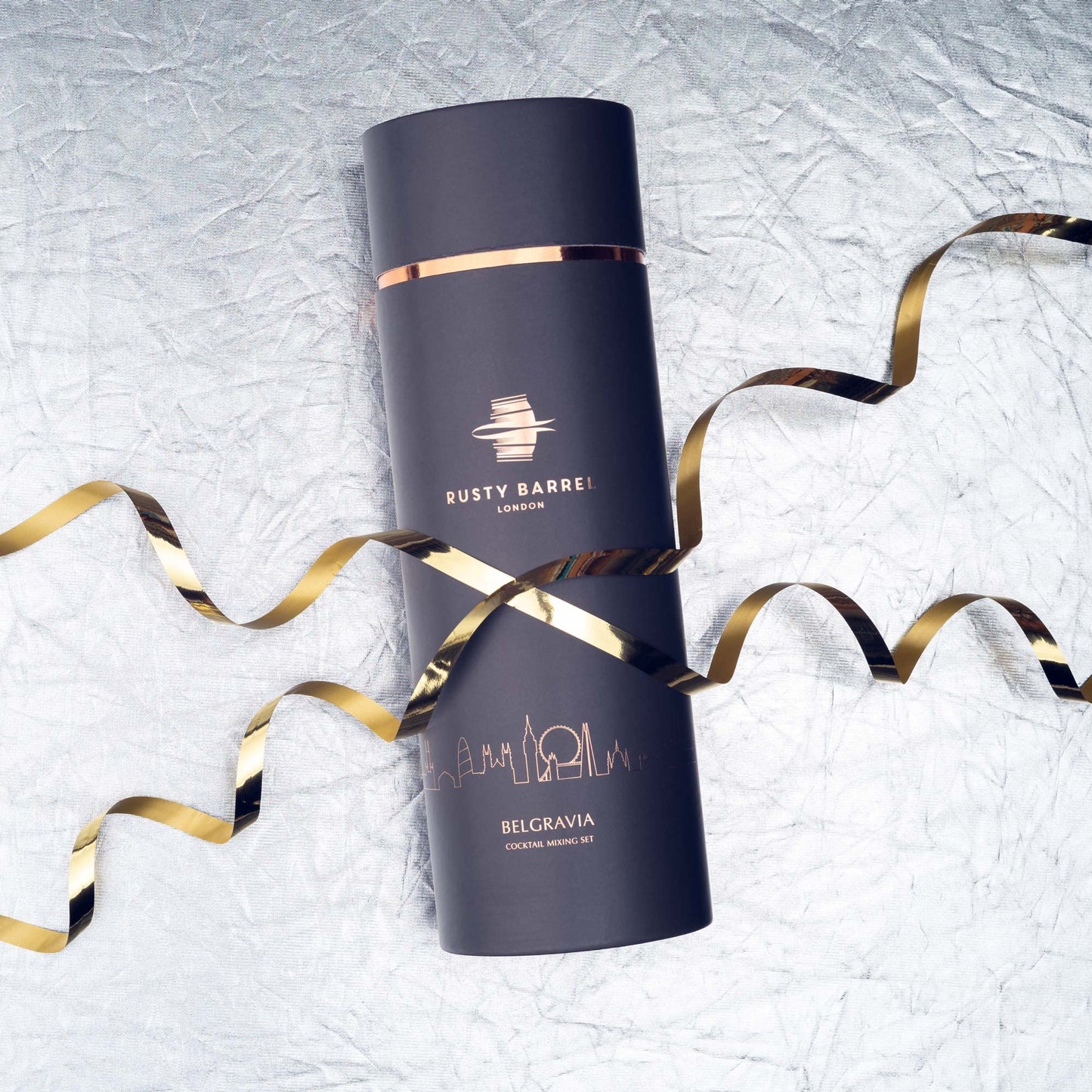 - Rusty Barrel Belgravia Cocktail Making Set | Cocktail Gift Set in Copper with Stainless Steel Boston Shaker -