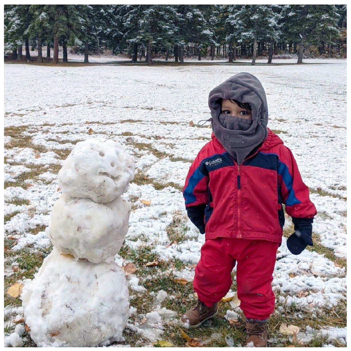 Azarxis Kids Balaclava Fleece Hat Thermal Full Face Cover Cap Winter Warm Neck Warmer Hood Windproof Adjustable for Boys Girls Skiing Snowboarding Skating Cycling Hiking Outdoor (Light Purple)