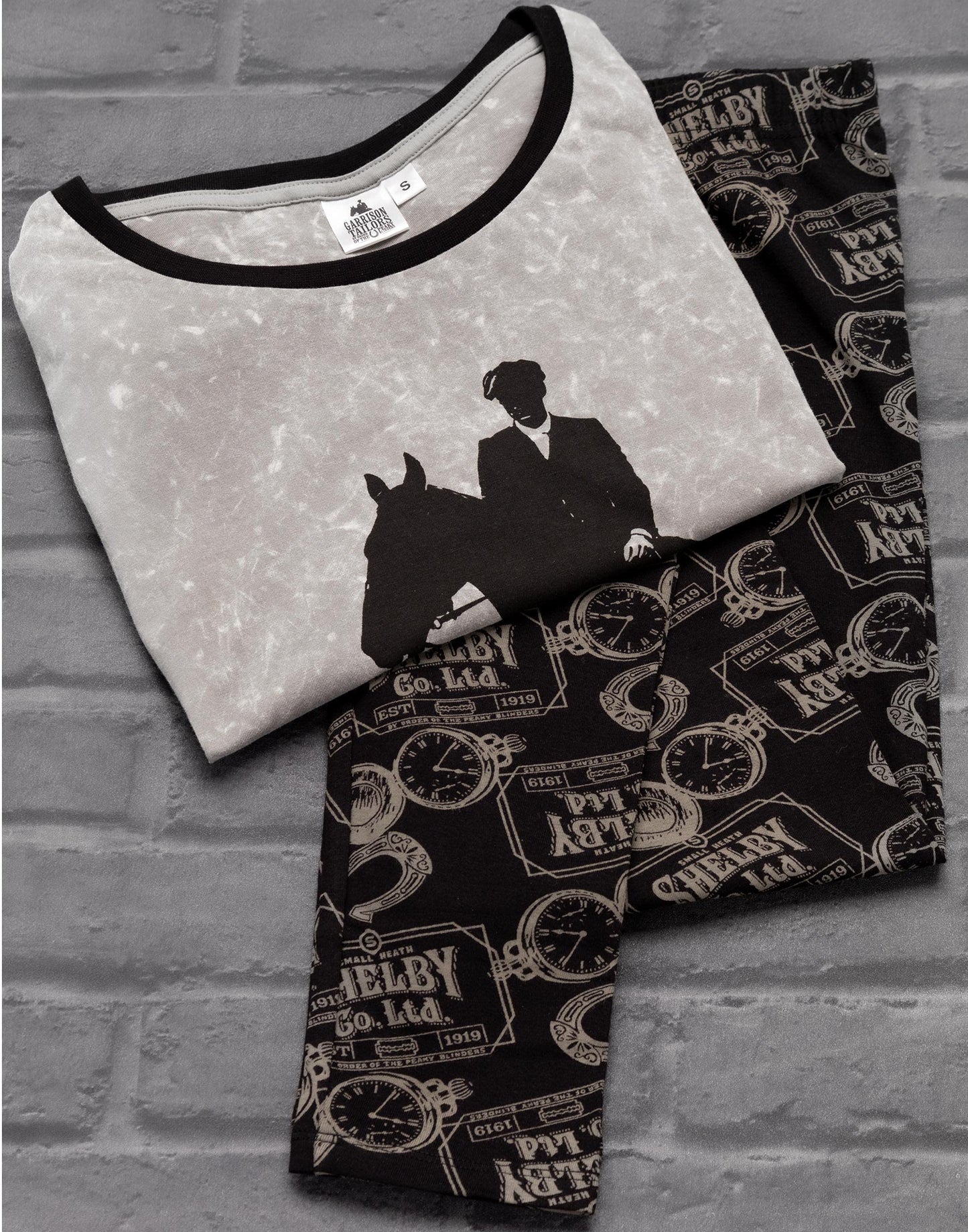 - PEAKY BLINDERS Pyjamas For Women | Tommy Shelby T-Shirt & Leggings | Lounge-pants PJ Set -