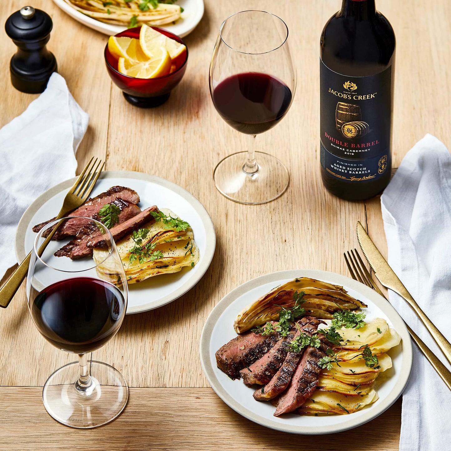 - Jacob's Creek Double Barrel Matured Shiraz Red Wine | 75 cl -