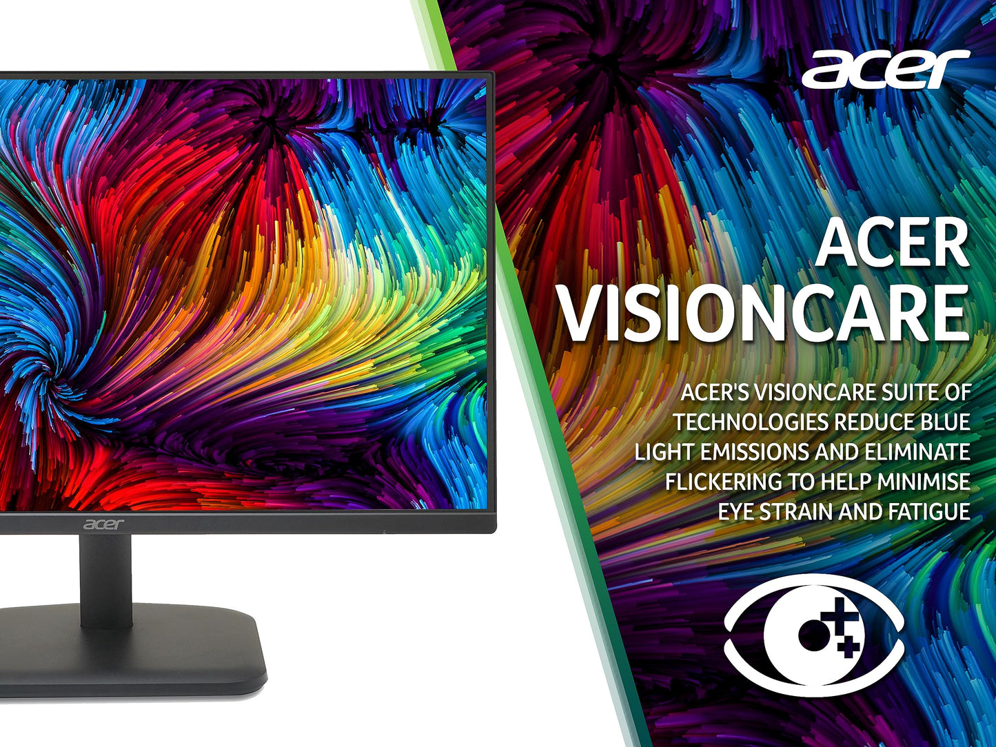 Acer EK271Hbif 27-inch Monitor - VA Panel, 1920 x 1080, 5ms, 100Hz, FreeSync, HDMI, VGA