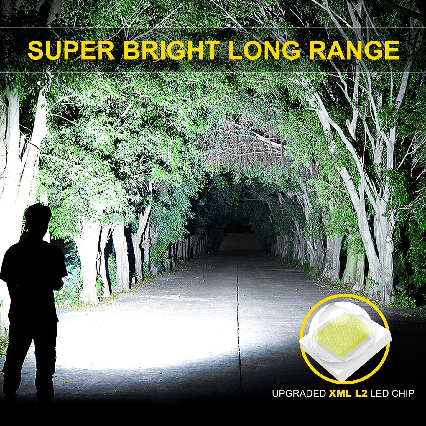 - Lumitact G700 Led Torch | Rechargeable | Super Bright Led Tactical Flashlight | 6000 Lumen -