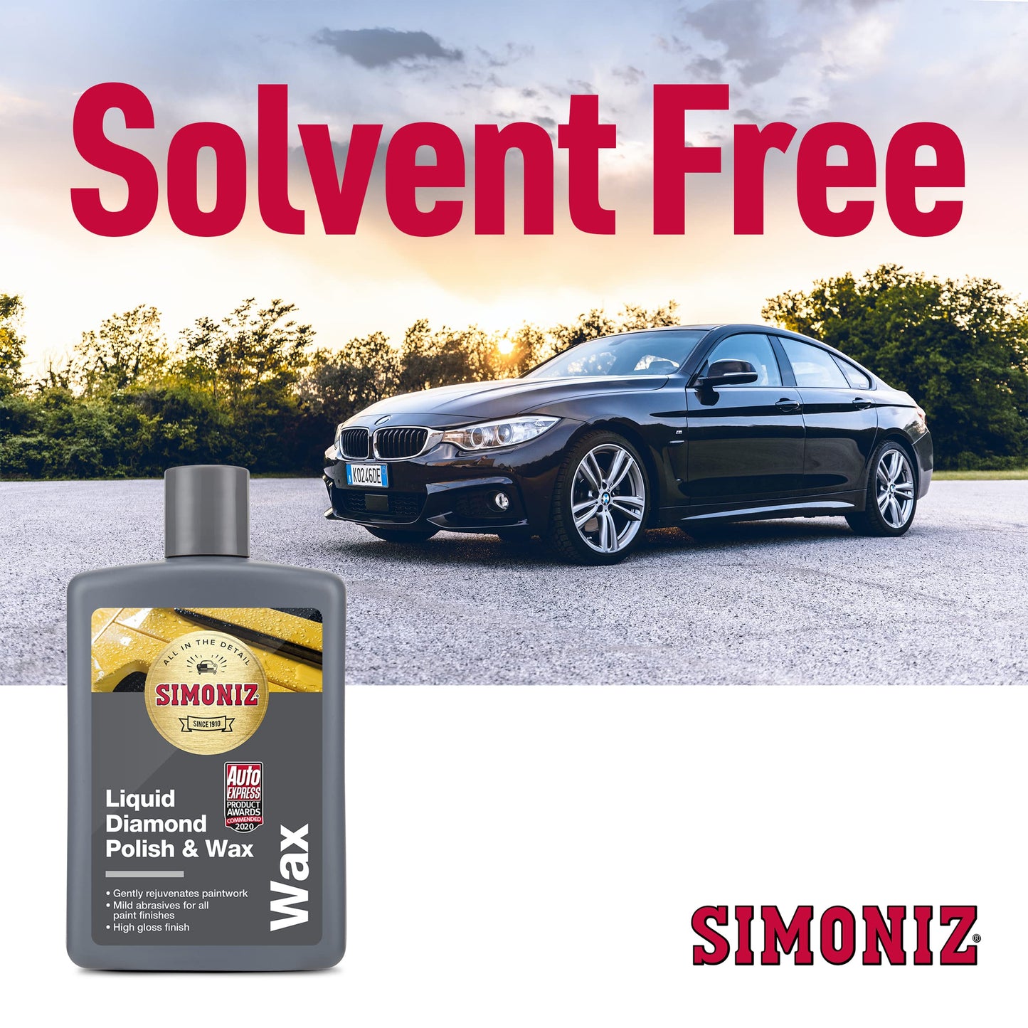 - Simoniz Liquid Diamond Polish & Wax | Car Wax & Polish | Dual Action -