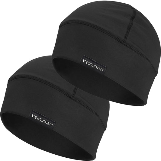 - EINSKEY Cooling Skull Cap Beanie Hat | 2-Pack Moisture Wicking Wave Cap -