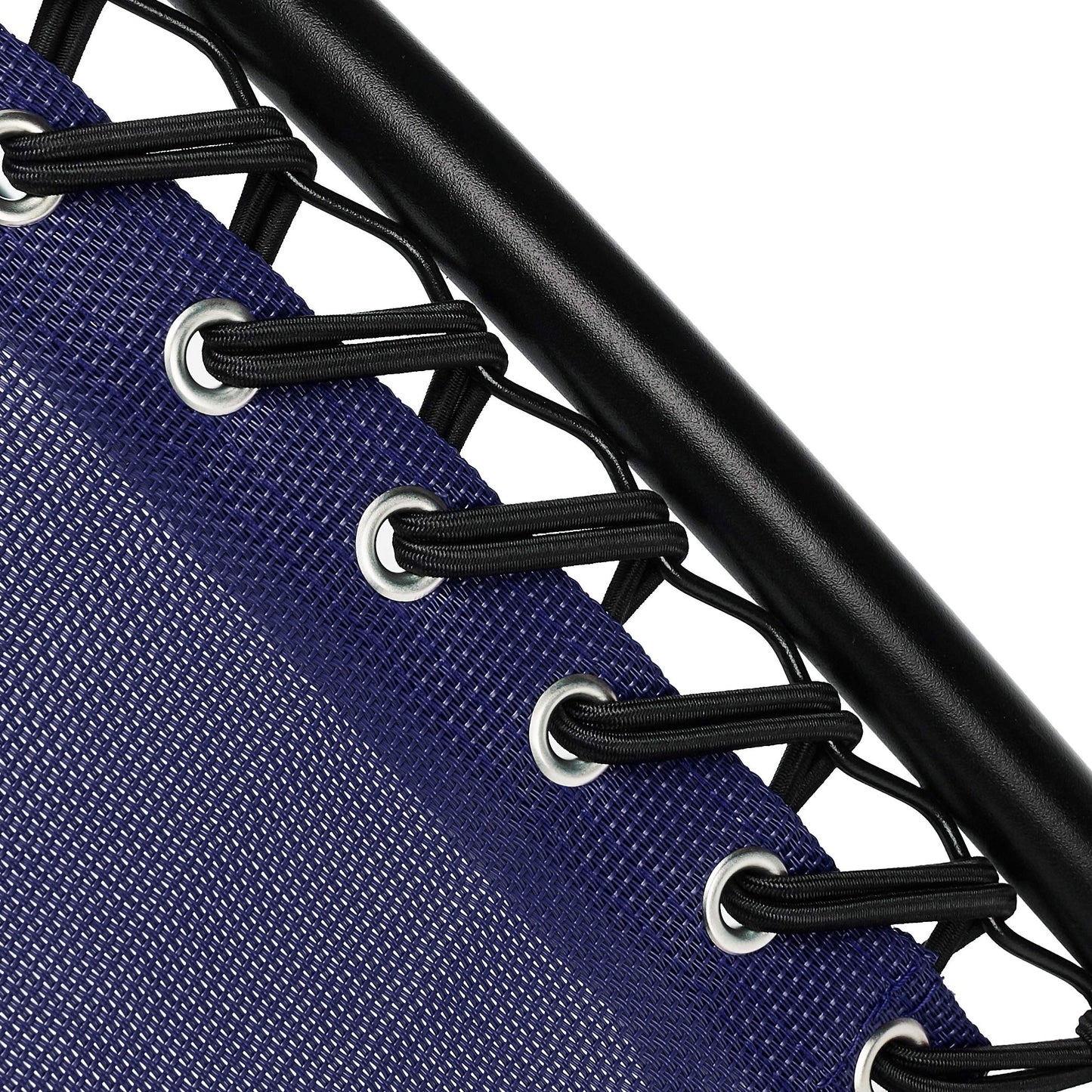 Amazon Basics Zero Gravity Alloy Steel Chair with Side Table For Relaxing, Cup Holders,Reclining,Foldable, Set of 2, Blue