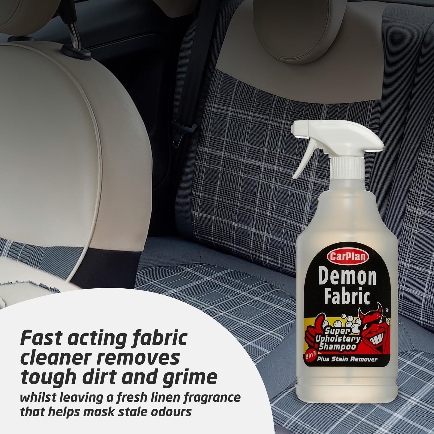 CarPlan Demon Fabric Cleaner, 1 Litre