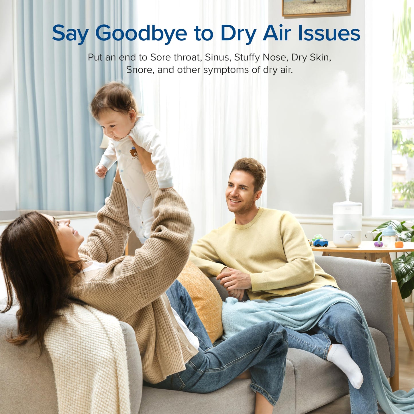 - LEVOIT Top Fill Humidifier | 2.5L Tank | Easy to Fill & Clean -