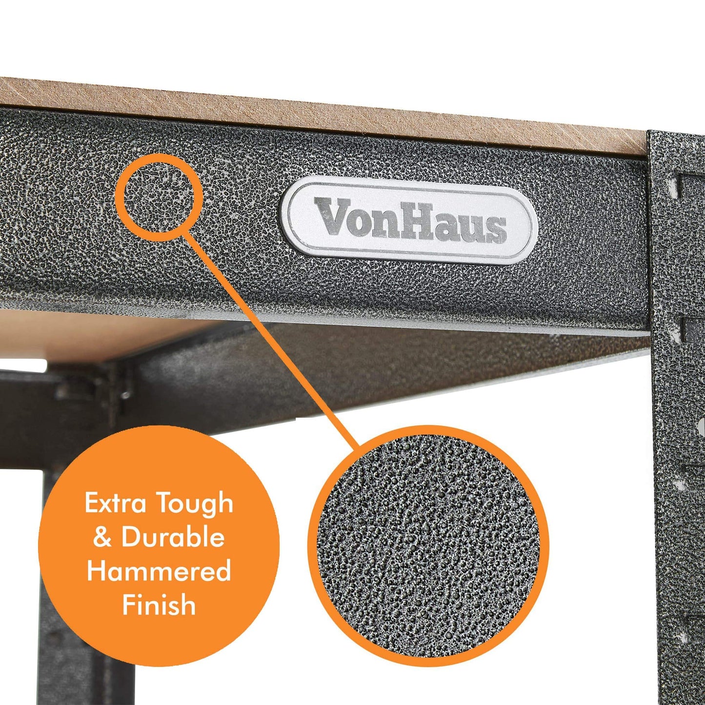 - VonHaus Work Bench - Heavy Duty Garage Workbench with Storage for General DIY Tasks