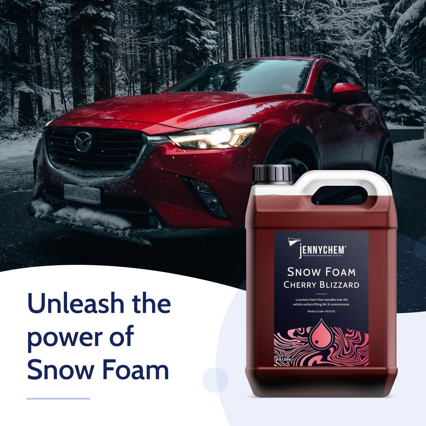 - Jennychem Industrial Chemicals Cherry Snow Foam Car Shampoo -