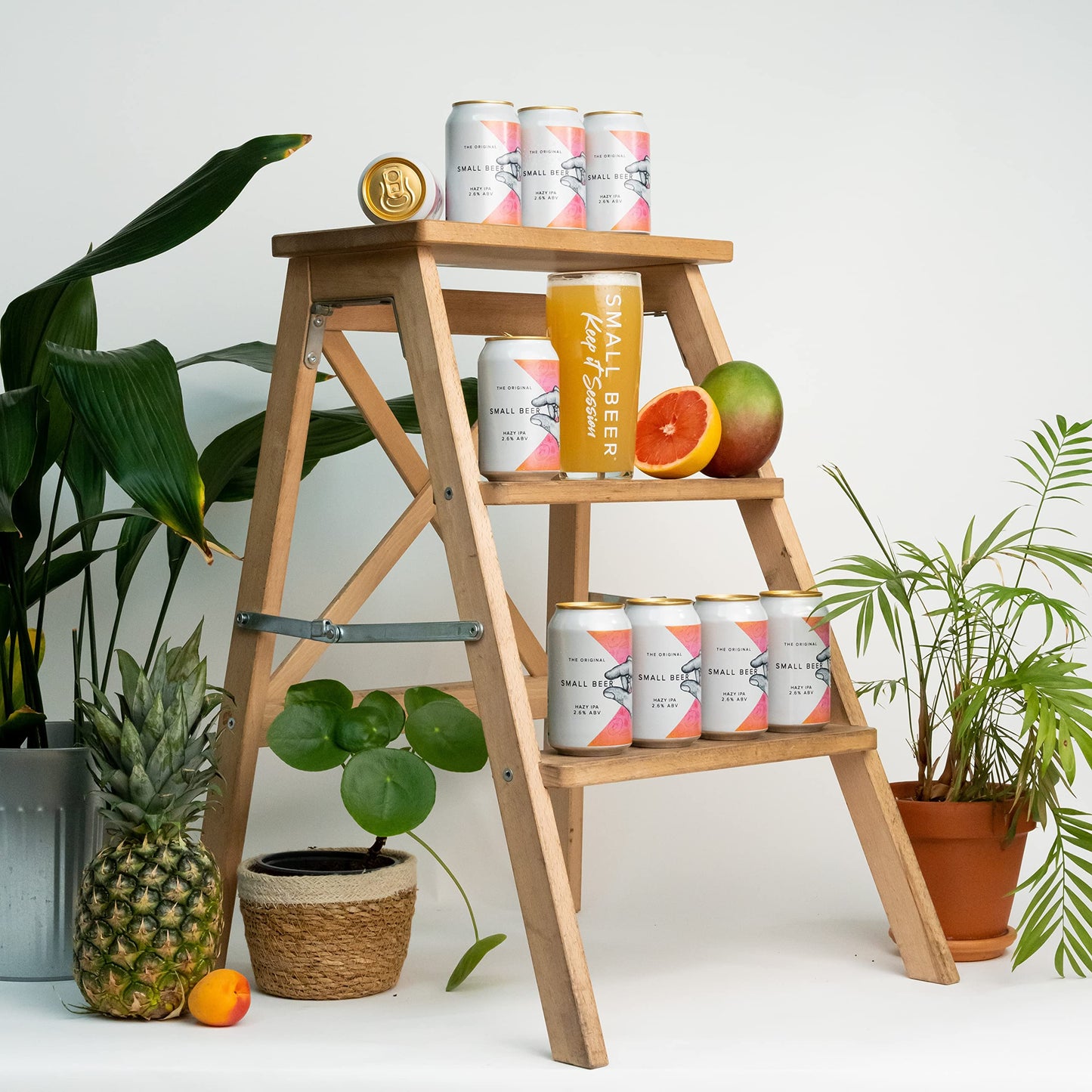 - Small Beer Hazy IPA | (2.6% ABV) 6x330ml Craft Beer Cans | Juicy & Hoppy Session Beer -