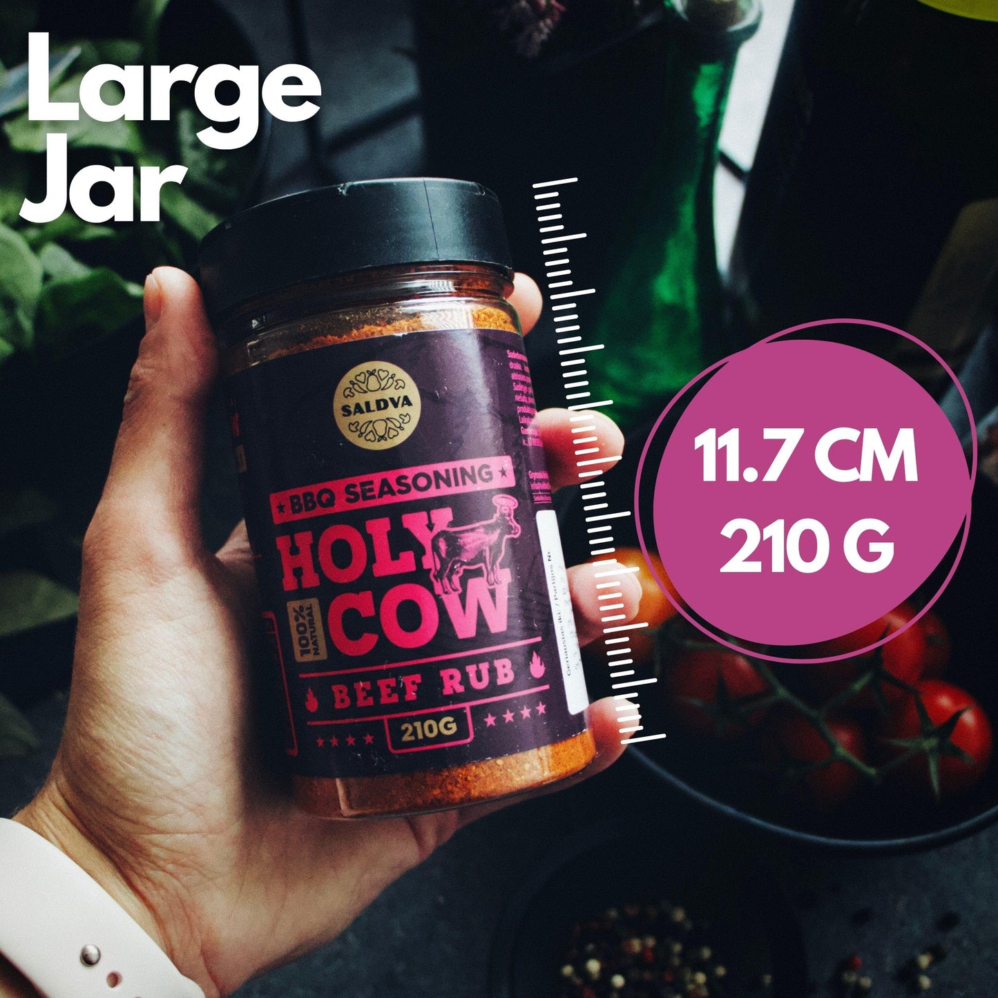 - Holy Cow BBQ Beef Rub | 100% Natural BBQ Seasoning | Packs Amazing Flavour Into Any Cut Of Beef -