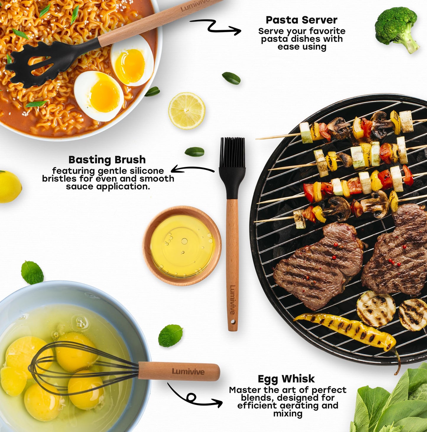 - Lumivive Kitchen Utensils Set -
