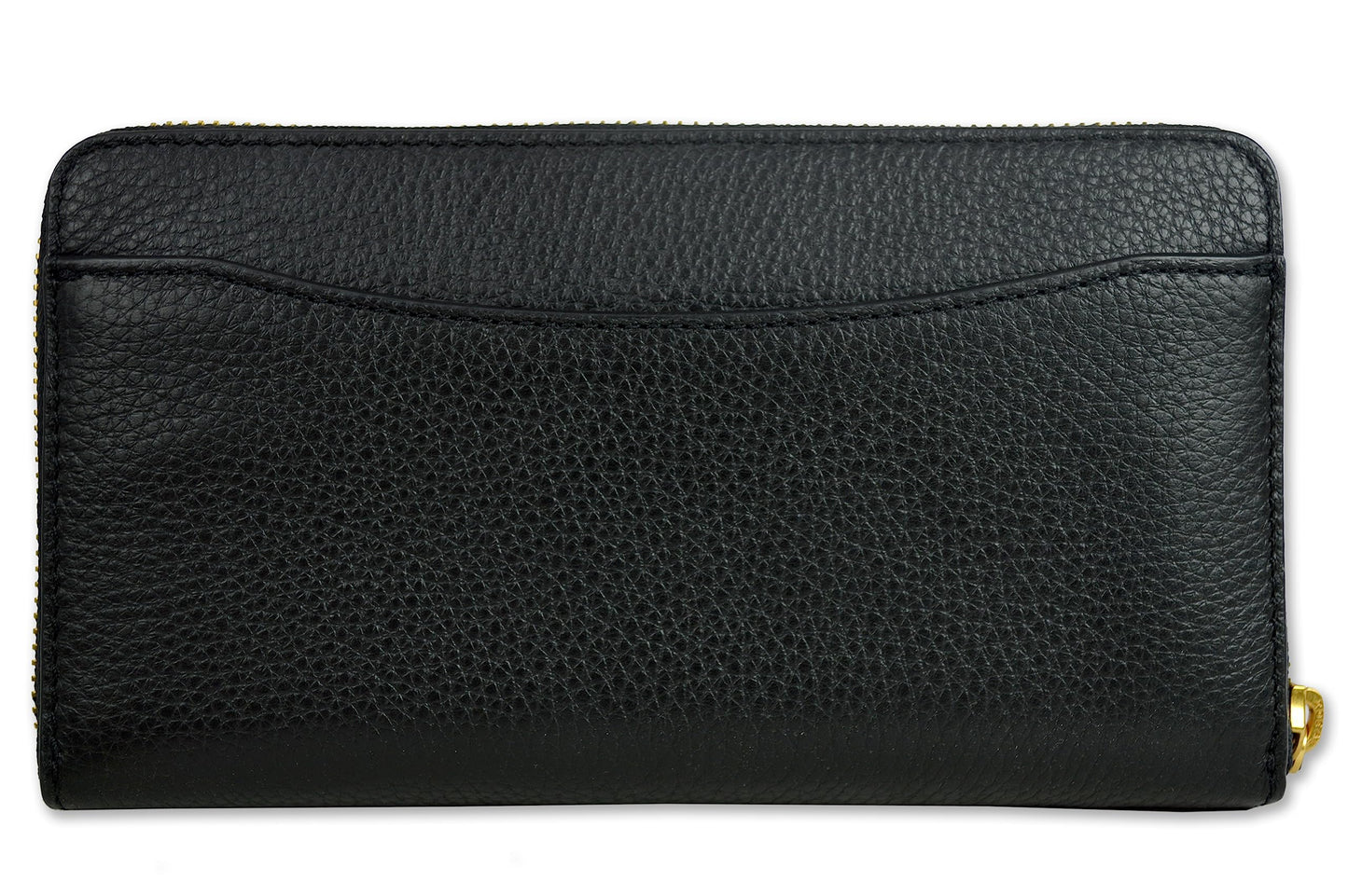 - Tory Burch Women's 141004 Pebbled Leather Continental Wallet | Black -
