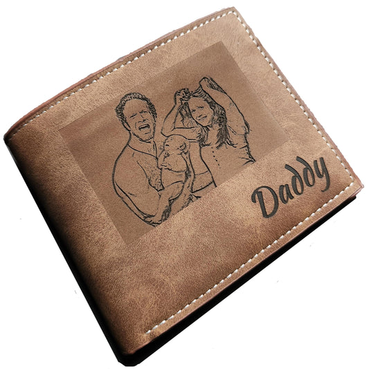 - Personalised Photo Wallet with Coin Pocket | Personalized Custom Gift -