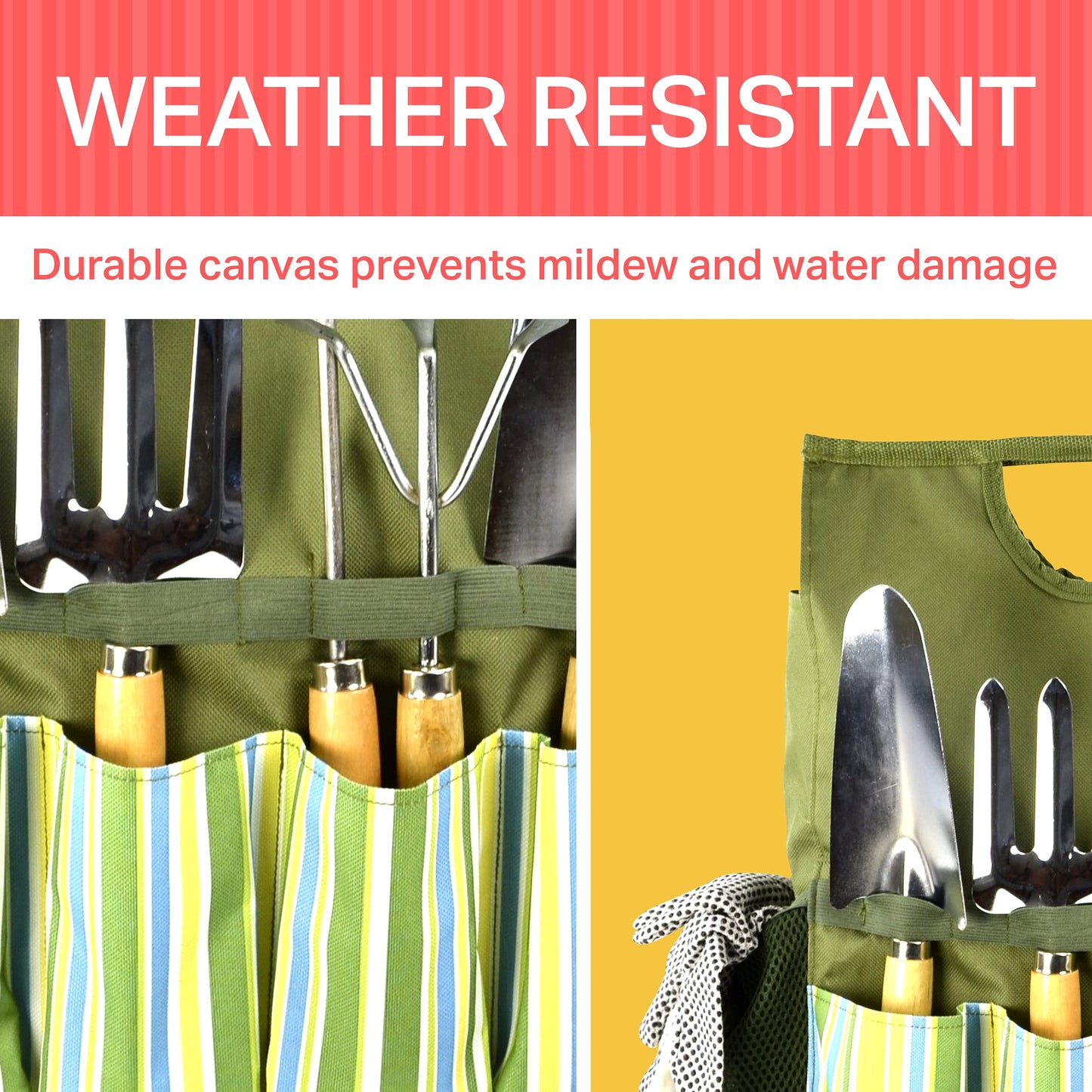 - Plant Theatre Essential Garden Tool Bag | Includes Tools for the Gardener -