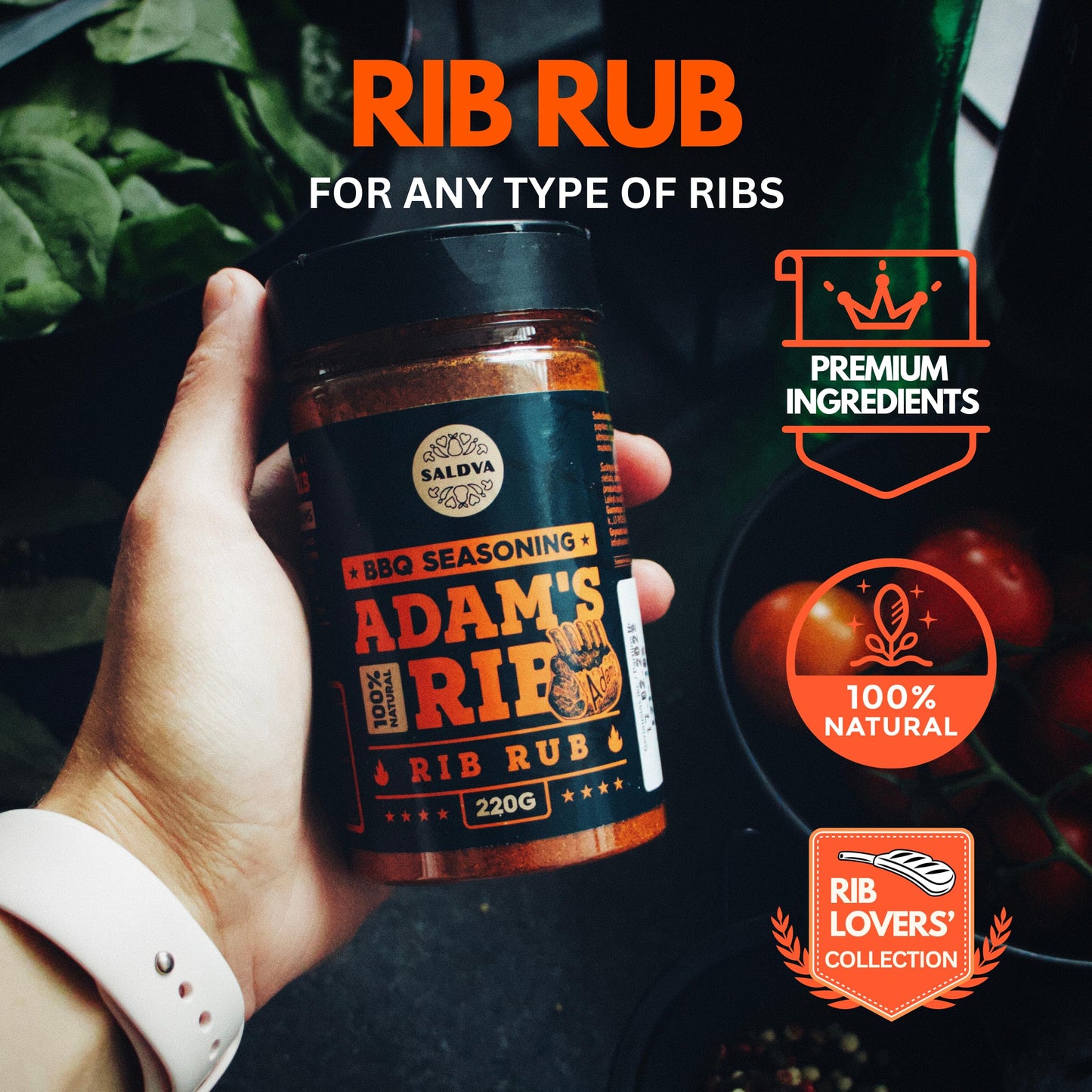 Classic Selection of Premium BBQ Seasonings - Holy Cow, Adam’s Rib, Angel’s Wings, Smoky Pig, Ultimate Rub & Veggie War BBQ Rubs | Pack of 6 | 100% Natural | Great Foodie Gift