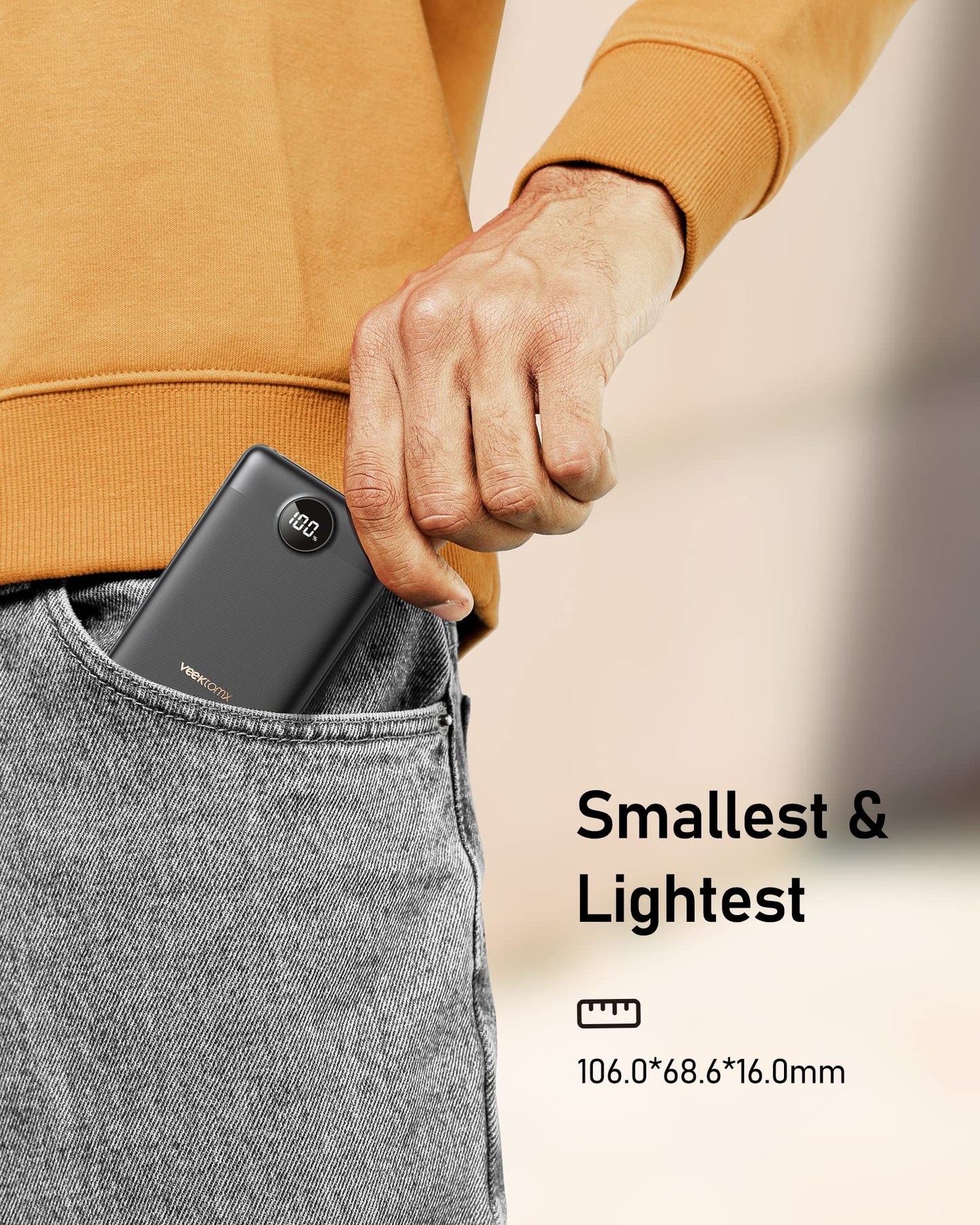- VEEKTOMX Power Bank Fast Charging -