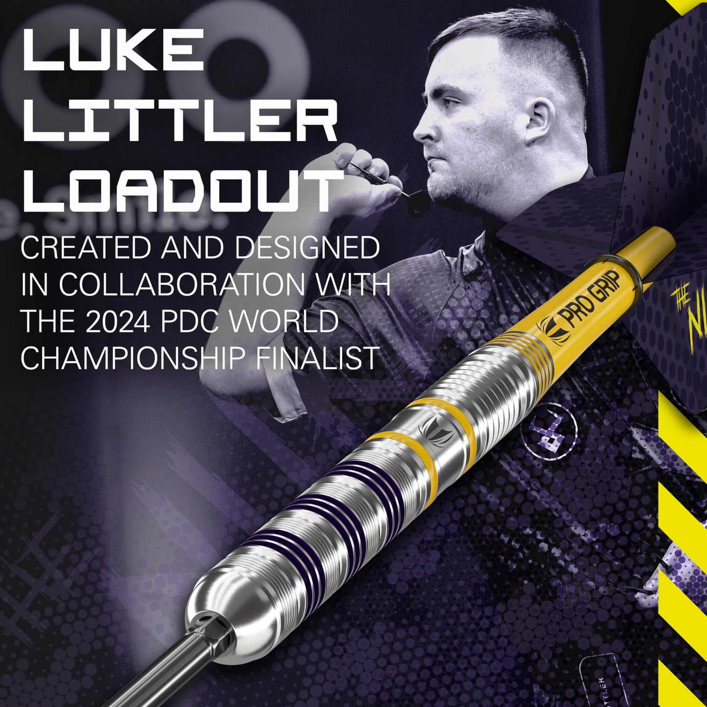 - Target Darts | Luke Littler Loadout 90% Tungsten Steel Tip Darts Set | 24G | The Nuke Player Edition Dart Set | Swiss Point Darts -