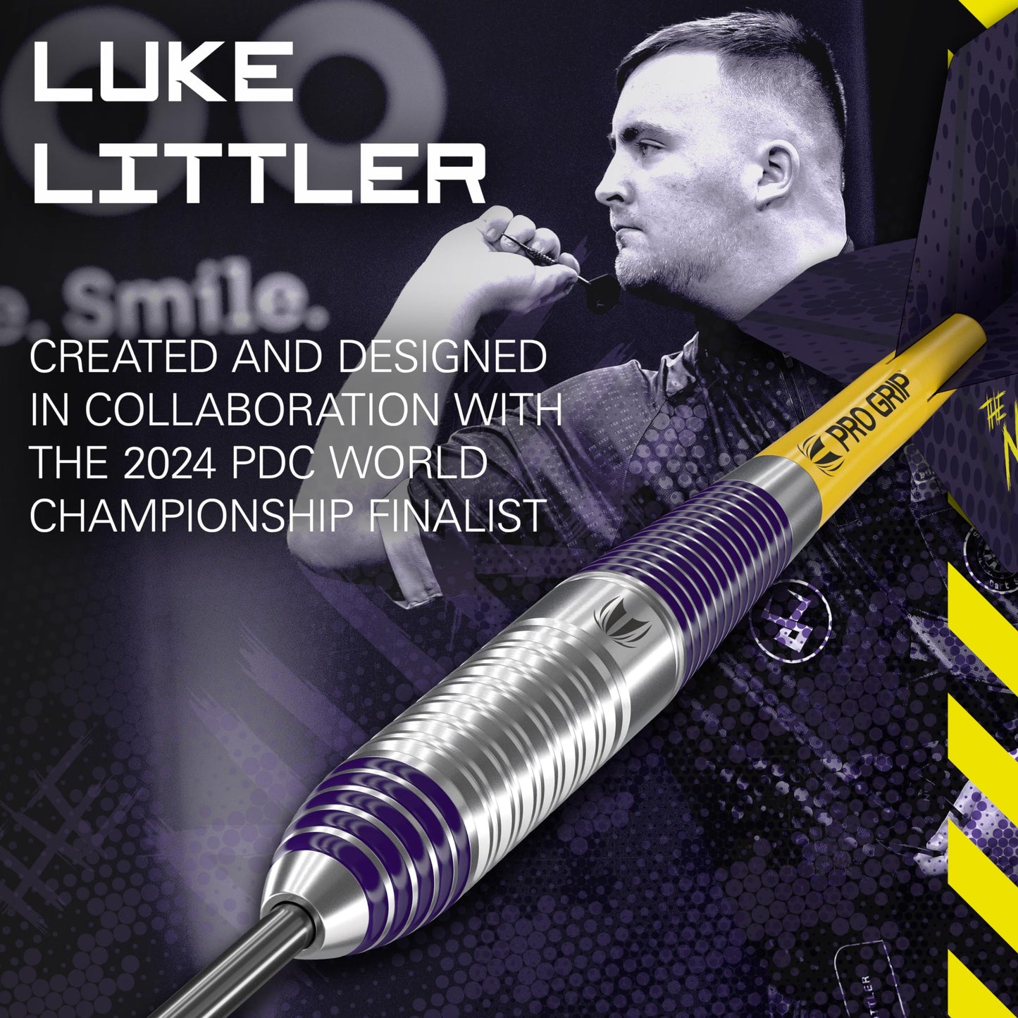 - Target Darts | Luke Littler Brass Steel Tip Darts Set | 22G | Steel Tip Dart | The Nuke Player Edition Dart Set -