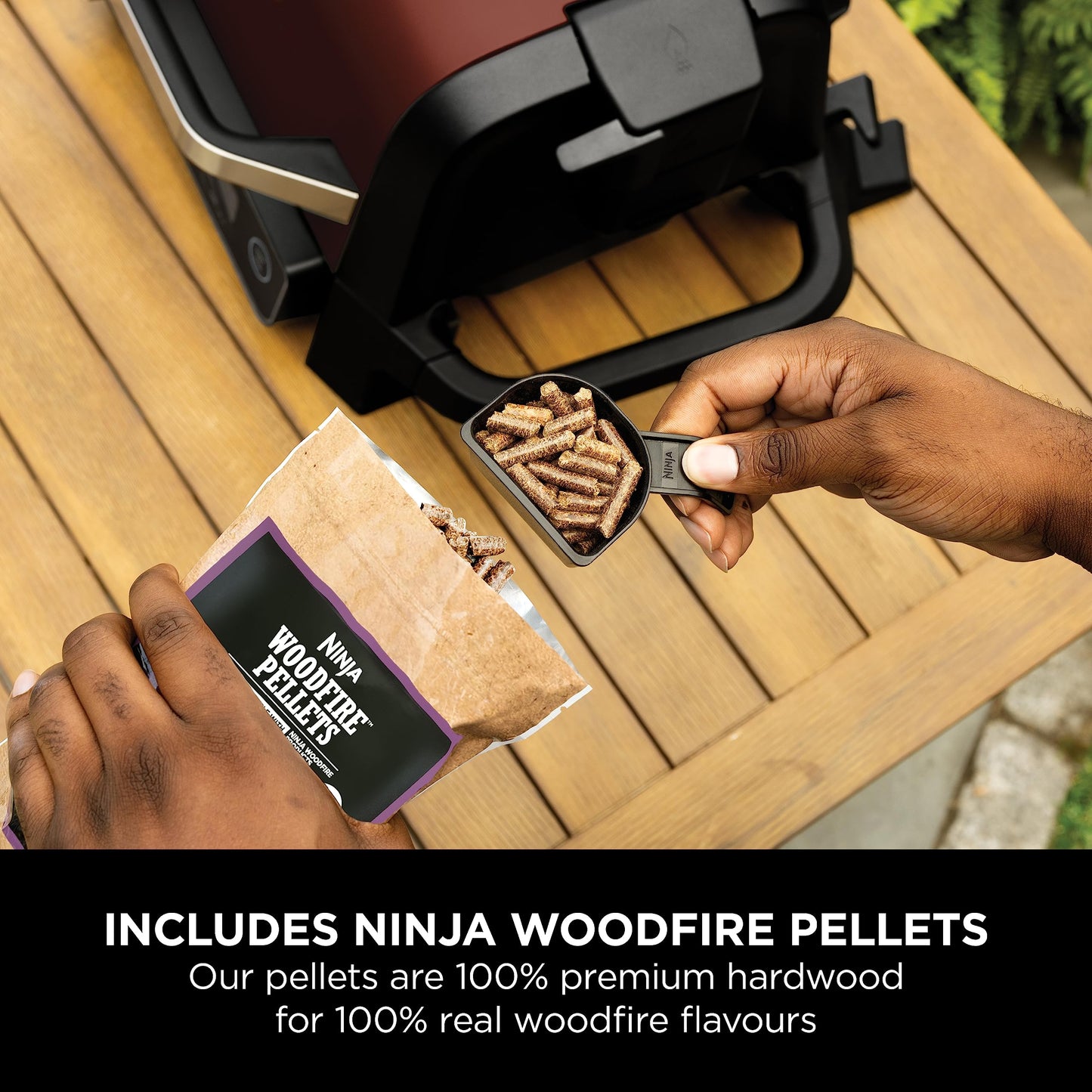 - Ninja Woodfire Electric Outdoor BBQ Grill | Smoker and Air Fryer with Pellets and Digital Probe -