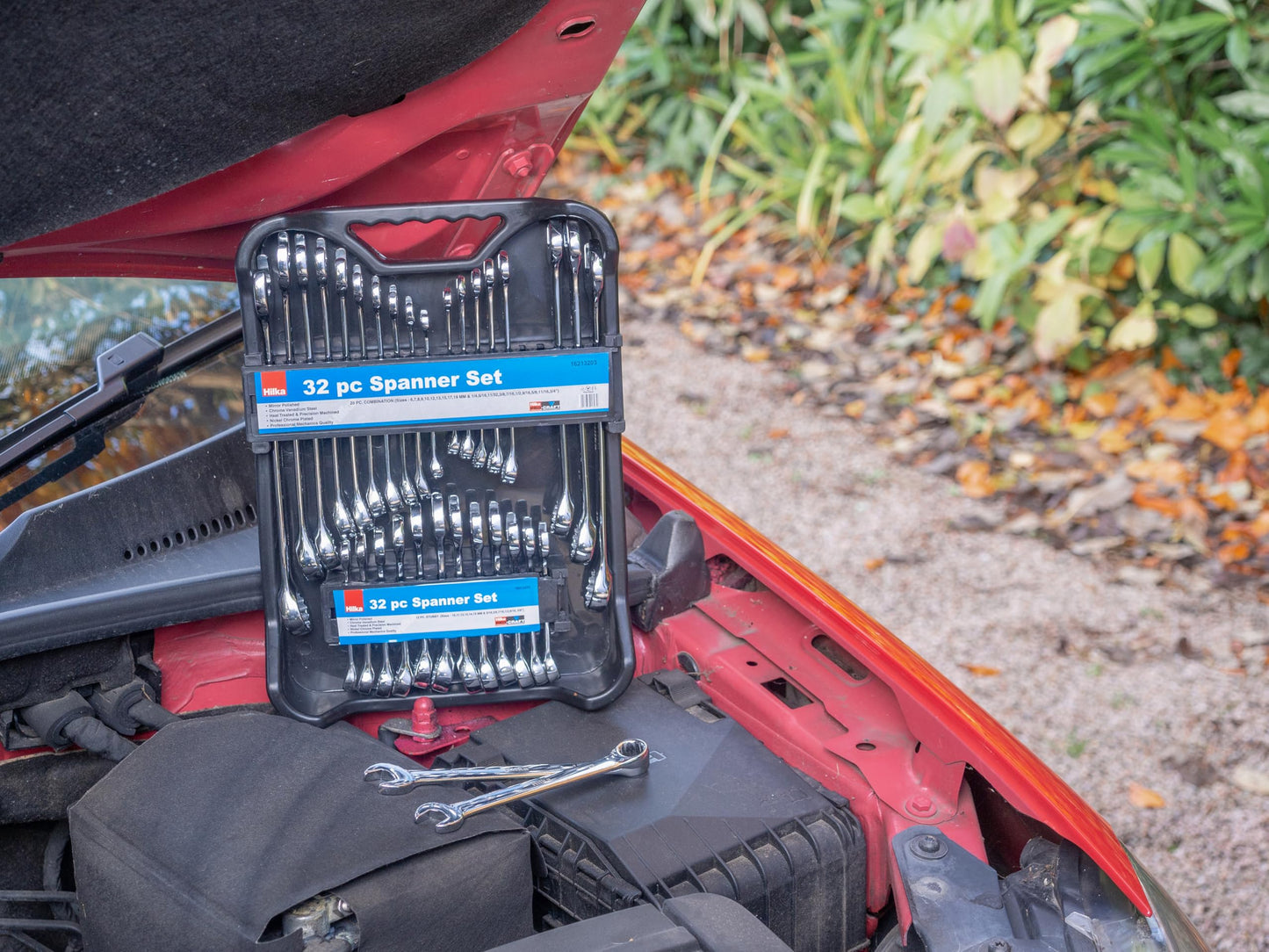 - Hilka 16213203 AF/Metric Combination Spanner Set | Set of 32 Pieces -