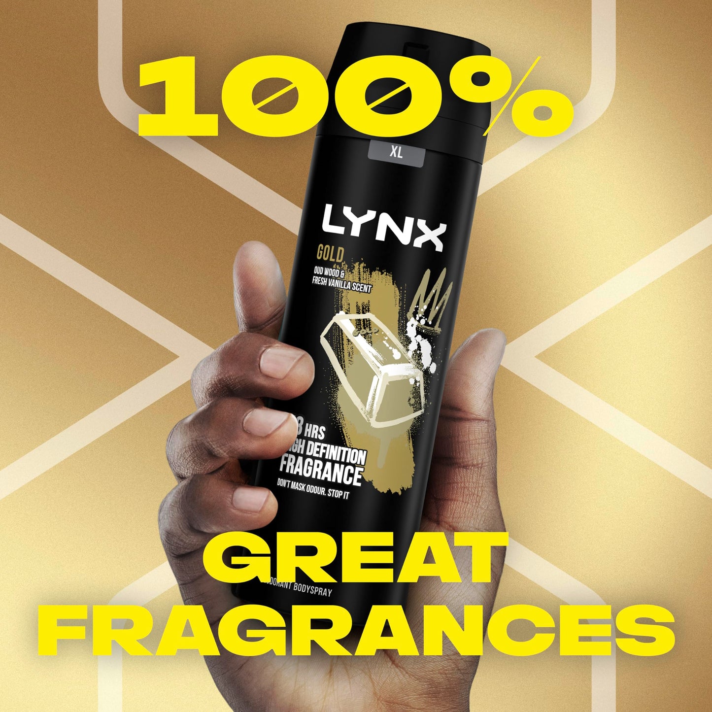 - Lynx Gold Bodyspray | 48 hour Protection -