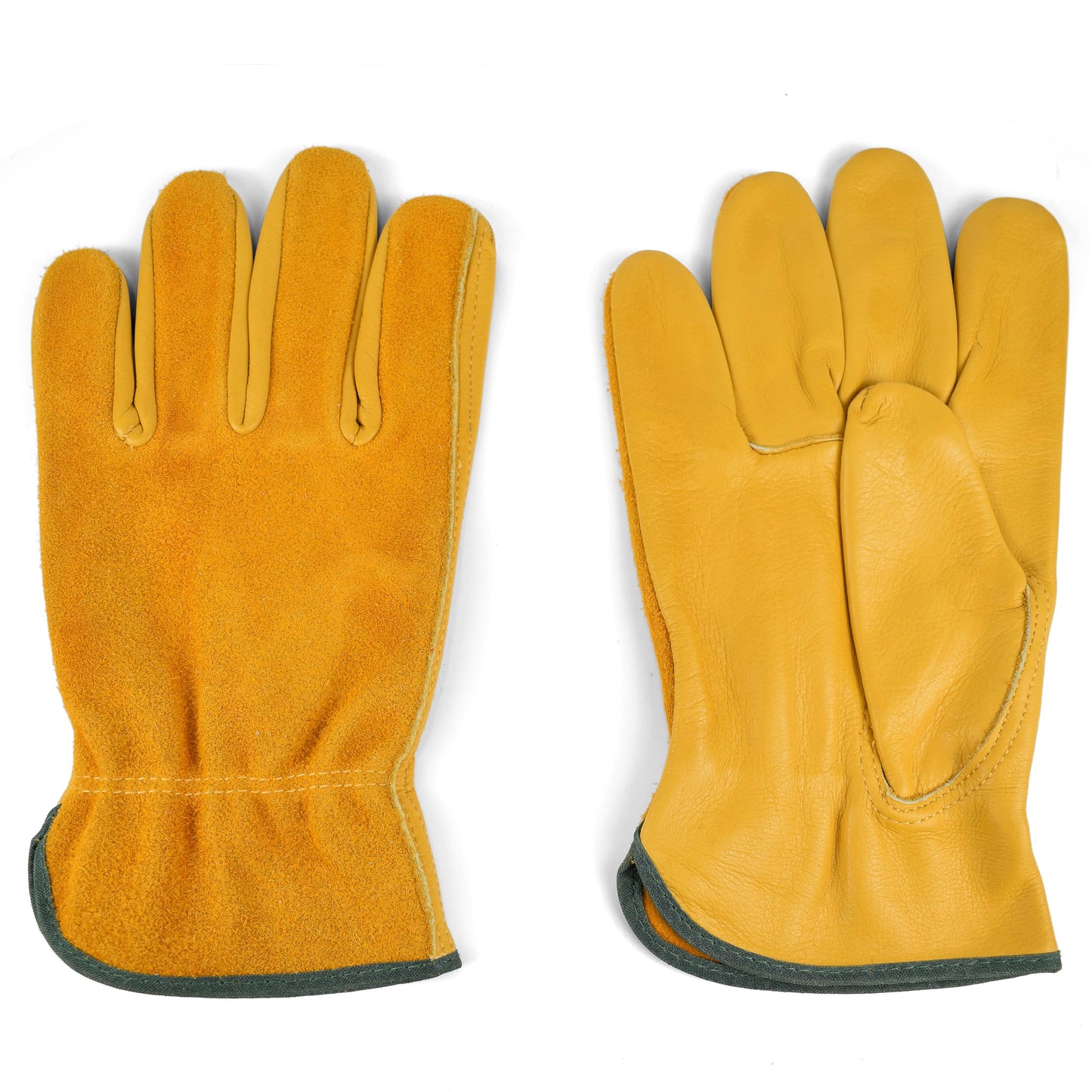 - EINSKEY Gardening Gloves | Tough Thorn Proof Leather Safety Work Gloves | Heavy Duty Rigger Protective Gloves with Strong Grip -