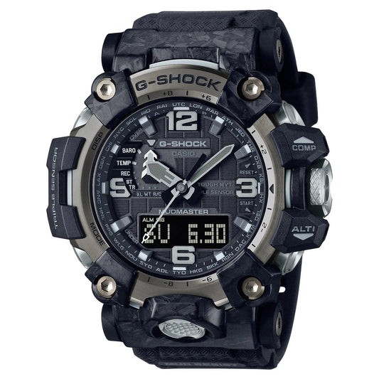 - G-Shock New Thinner Carbon Mudmaster Watch | Solar Black -