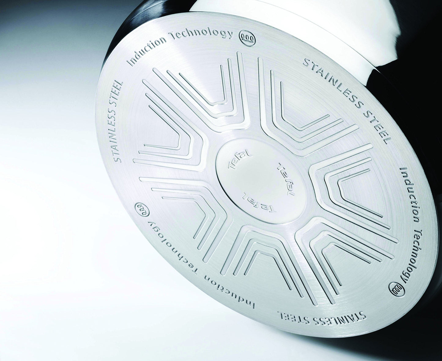 - Tefal Comfort Max | Pan Set | 14cm Milkpan, 16cm and 18cm Saucepans with Lids | 20cm and 24cm Frying Pans | Silver -