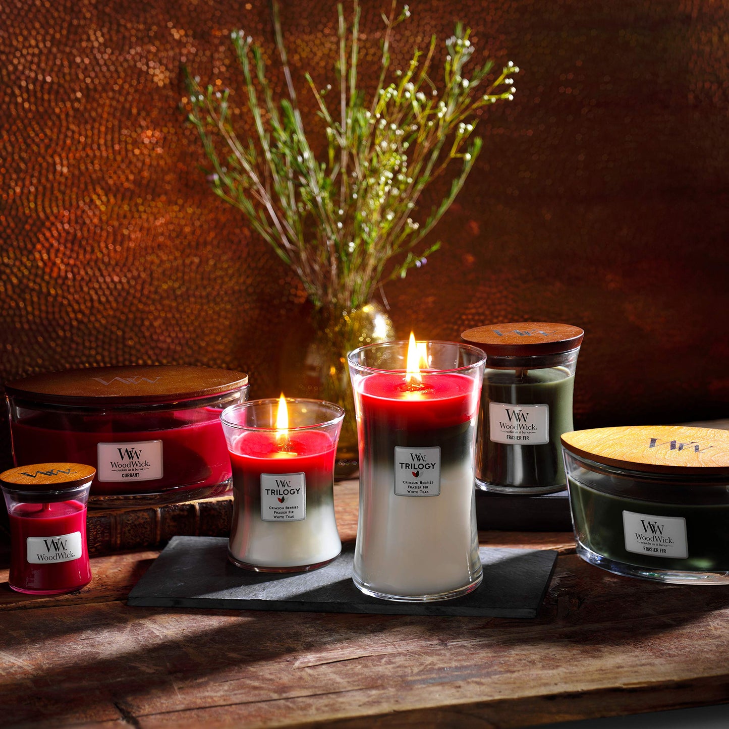 - Woodwick Ellipse Scented Candle with Crackling Wick | Sun-Ripened Berries |