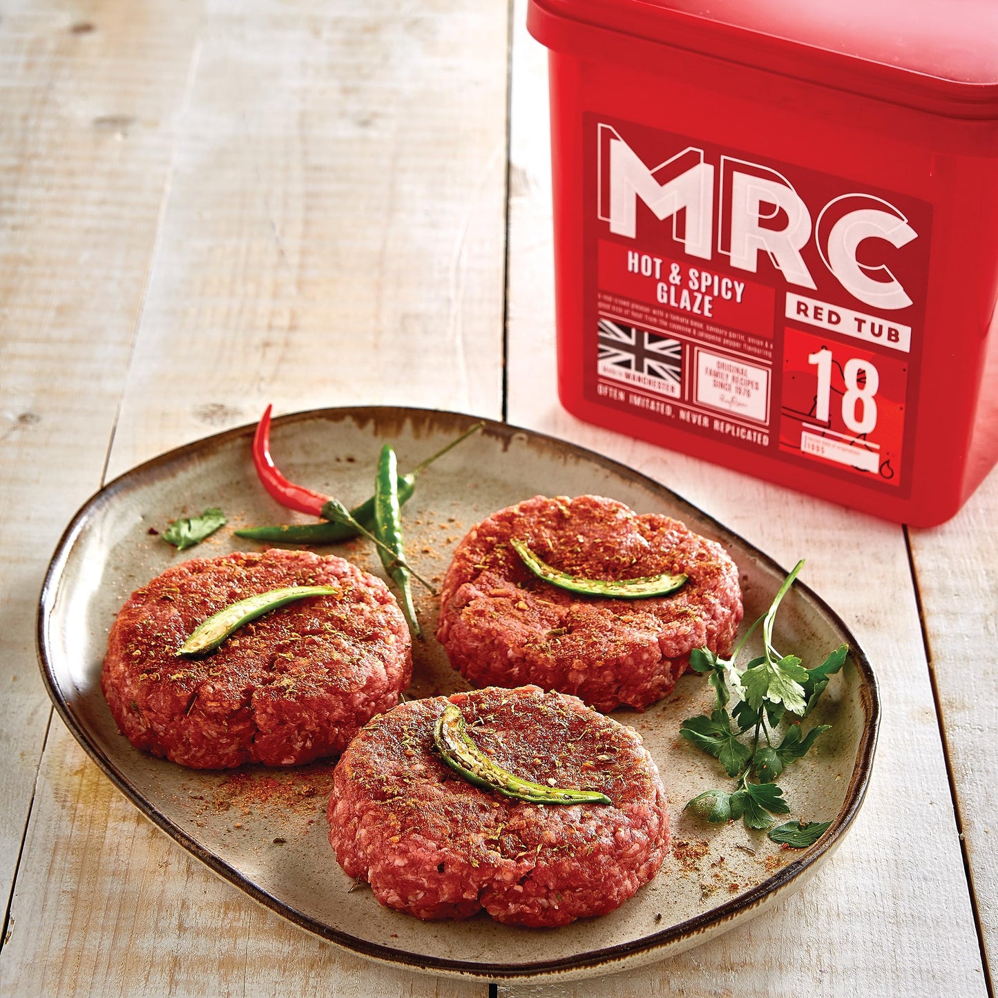 - MRC Hot & Spicy Glaze 2.5kg | Cayenne & Jalapeno Chilli Mix -