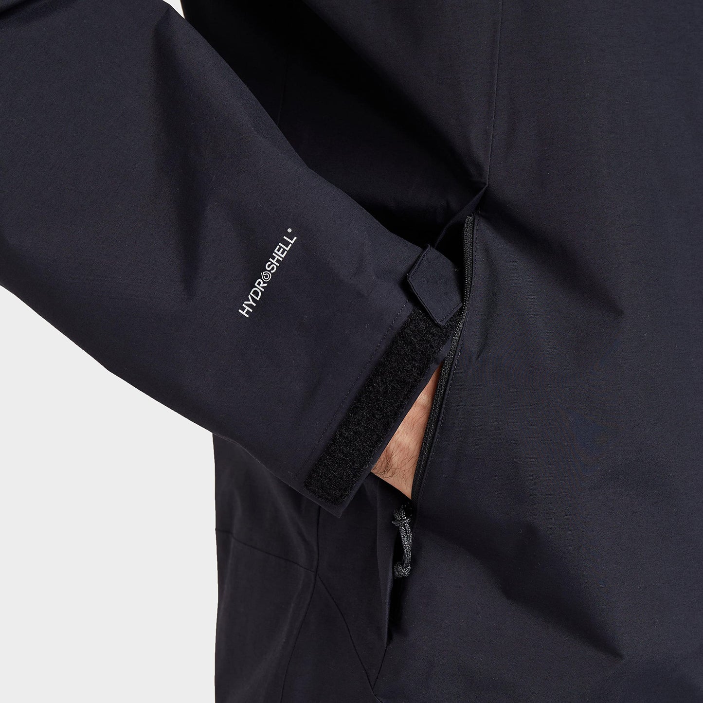 Berghaus Men's Stormcloud Prime Waterproof Jacket, Men's Rain Coat, Men's Cagoule, Outdoors, Travelling, Camping, Trekking, Hiking and Walking Clothing, Black, XXL