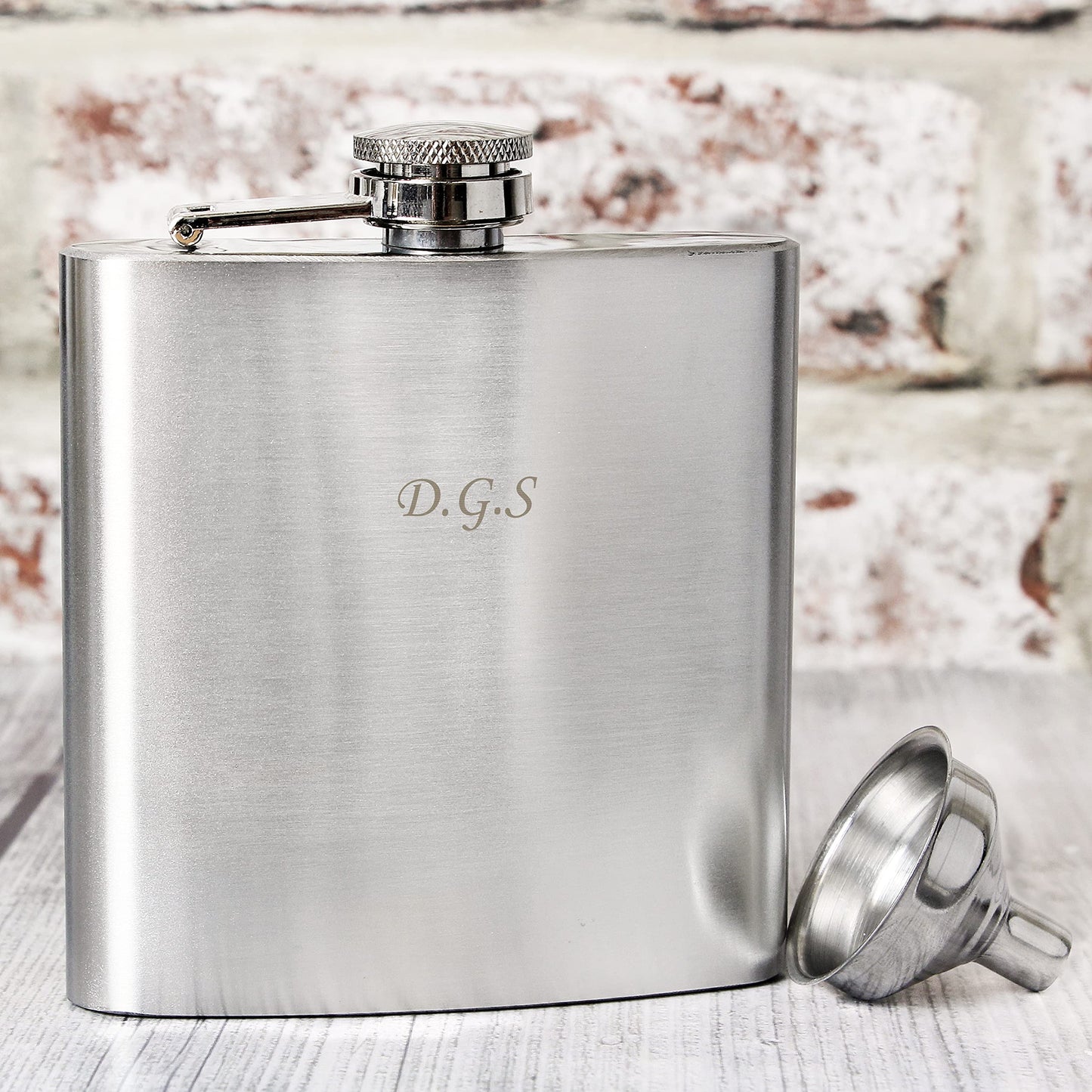 - Laser Engraved Personalised Hip flask | Perfect for a Best Man Or Usher Thank Your Gift -