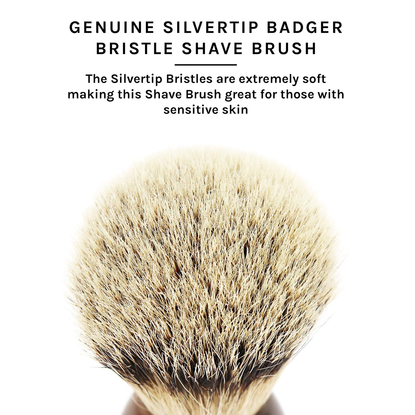 - Parker Safety Razor | 100% Silvertip Badger Bristle Faux Horn Handle Shaving Brush -