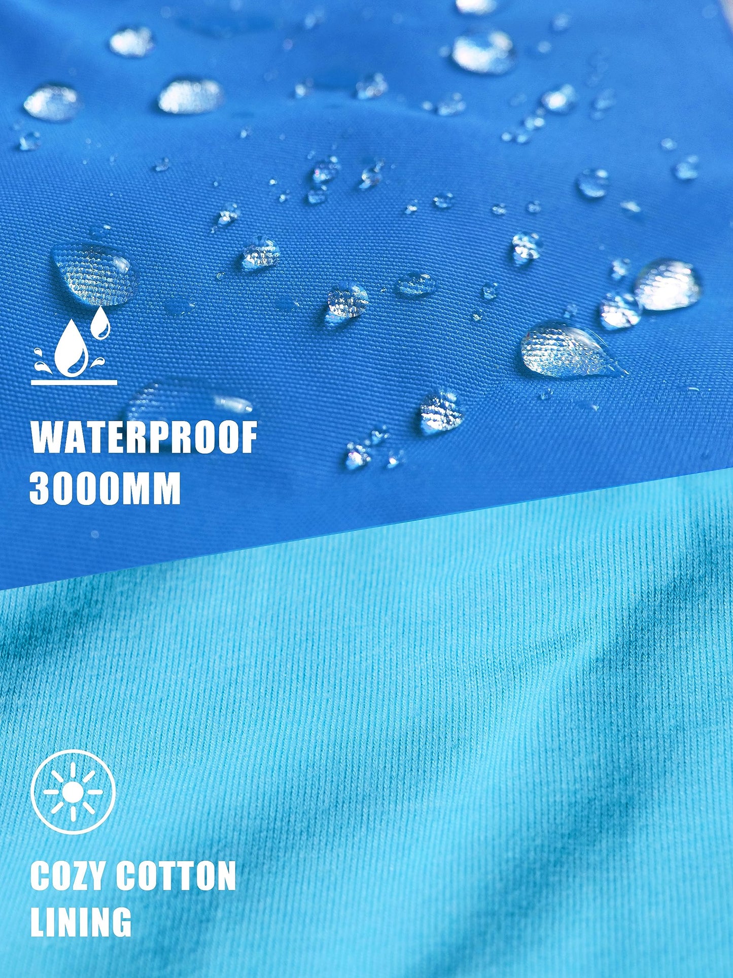 - YoungSoul Boys Girls Colorblocked Raincoat Lightweight Outdoor Waterproof Jacket with Hood Dark Blue