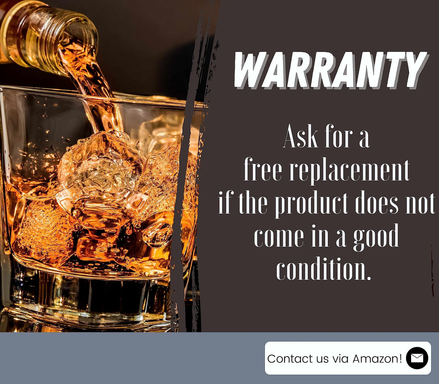 - Whisky Gifts for Men, Personalized Initial Whiskey Glass with Whiskey Stones for Dad