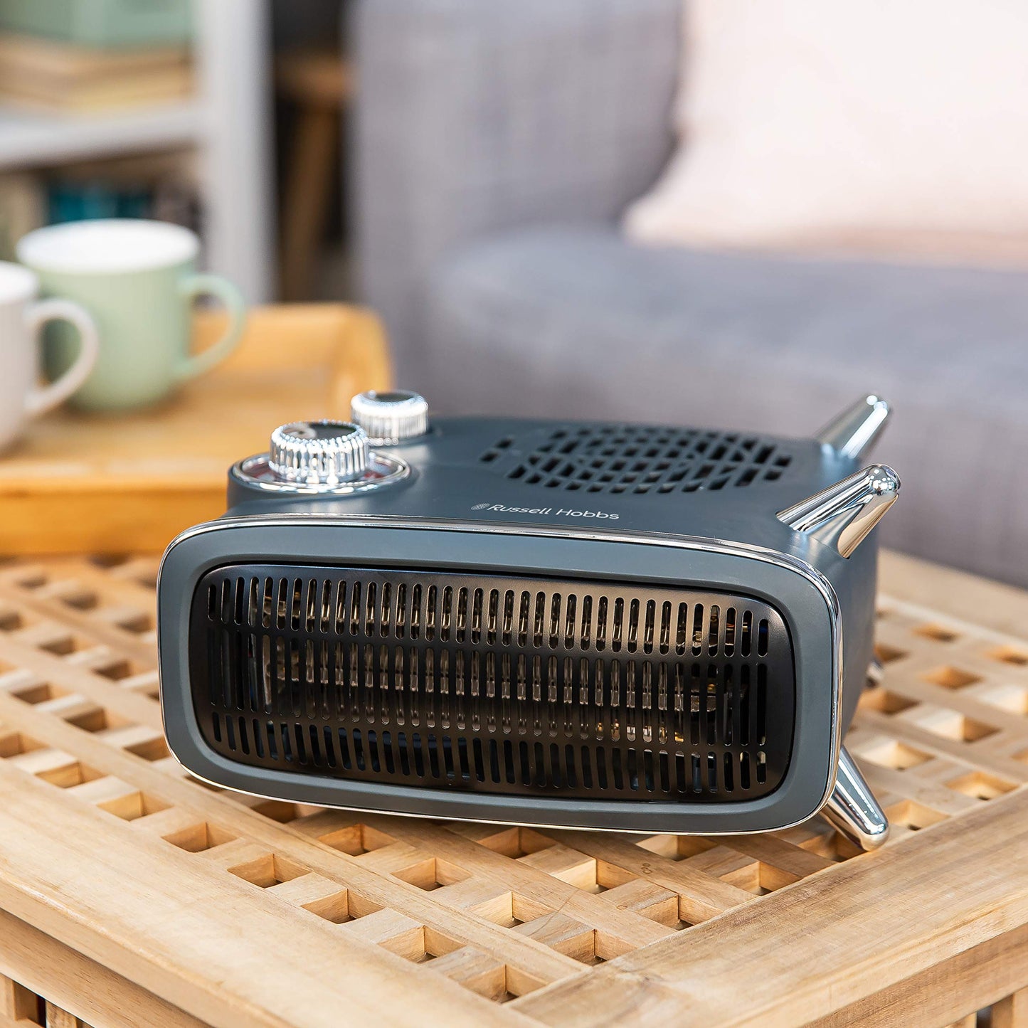 - Russell Hobbs 1800W/1.8KW Electric Heater | Retro Horizontal/Vertical Fan Heater -