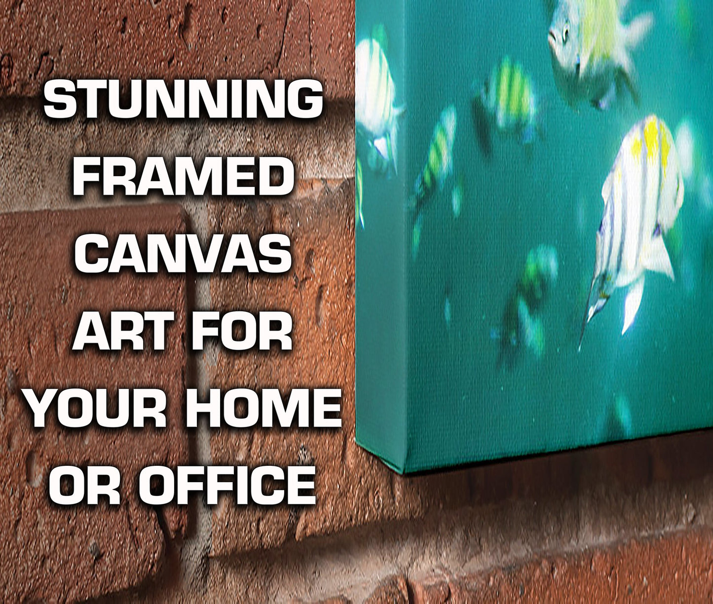 - Paint Splash Panoramic Canvas | Wall Art Print Framed | 55 inch x 24 inch -