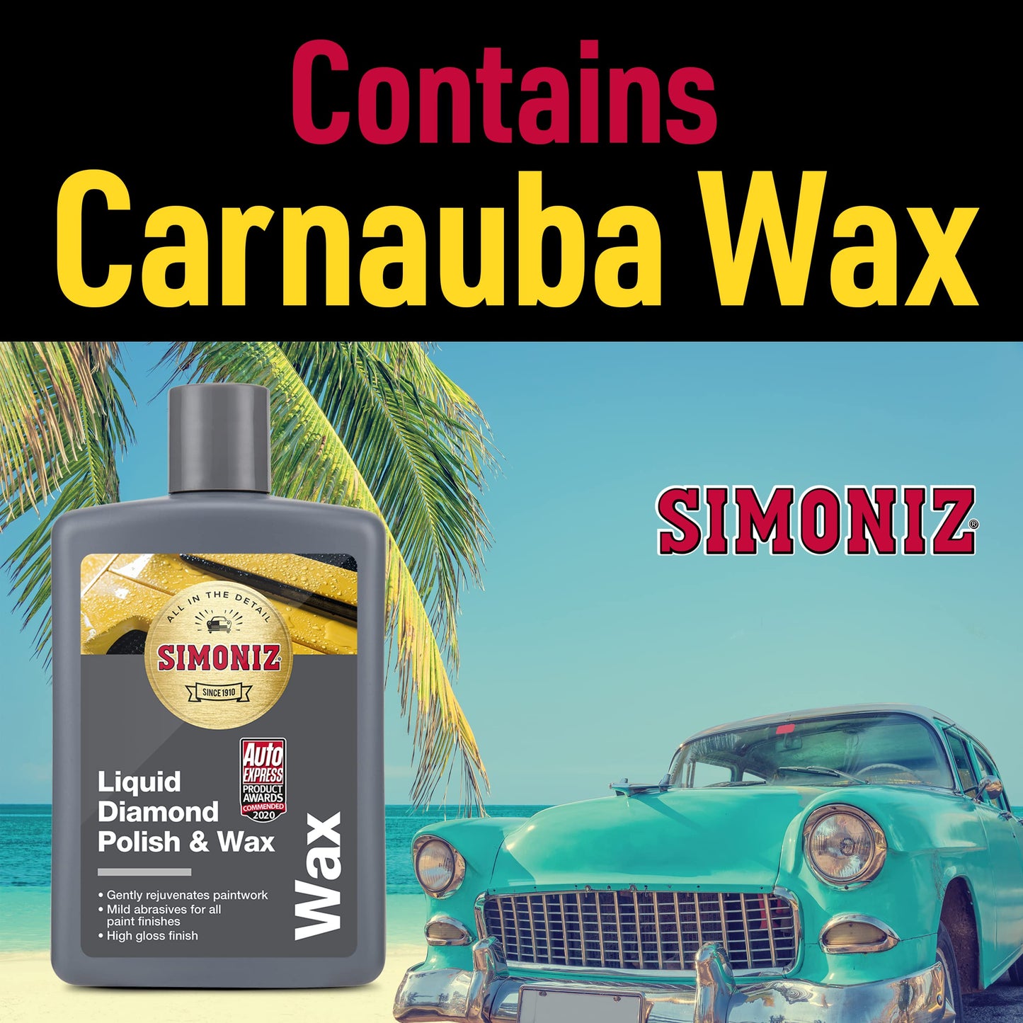 - Simoniz Liquid Diamond Polish & Wax | Car Wax & Polish | Dual Action -