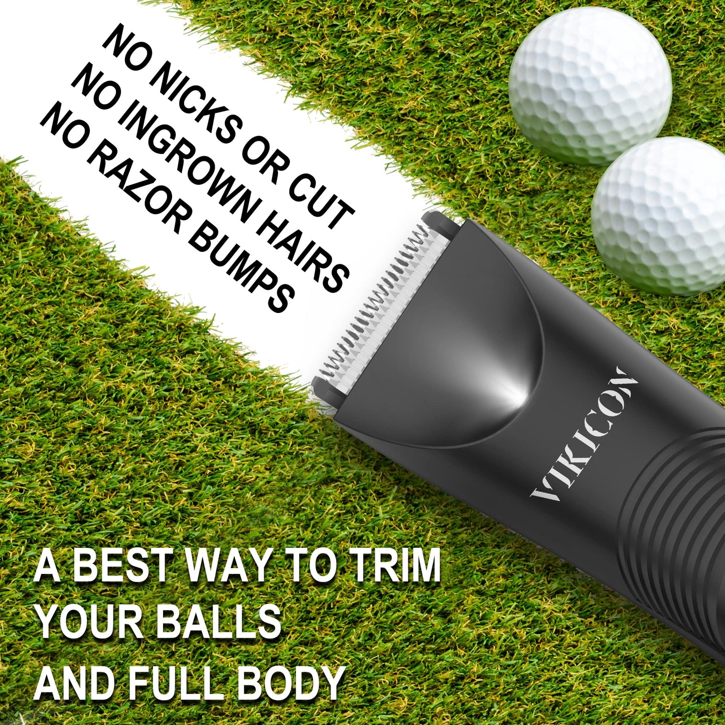 - Manscape Trimmer for Men | VIKICON Pubic/Body Hair Trimmer Men -