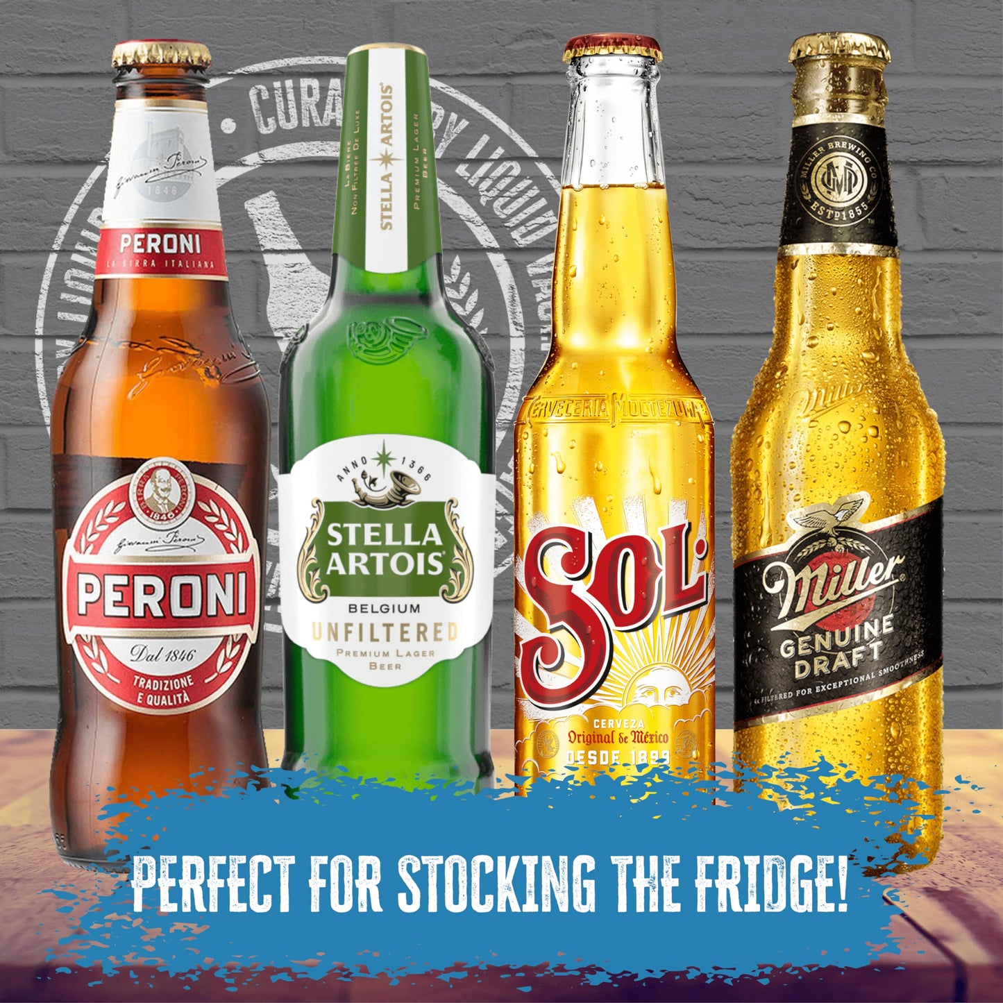 - World of Lager Gift Pack, 12 Bottle Mixed Case. A Variety of Favourite Lager Beers Including Sol, Corona, Madri and Holsten Pils