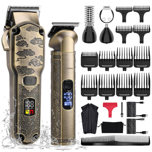 - Hatteker Professional Hair Clippers for Men | Beard Trimmer Clippers and Trimmer Set -