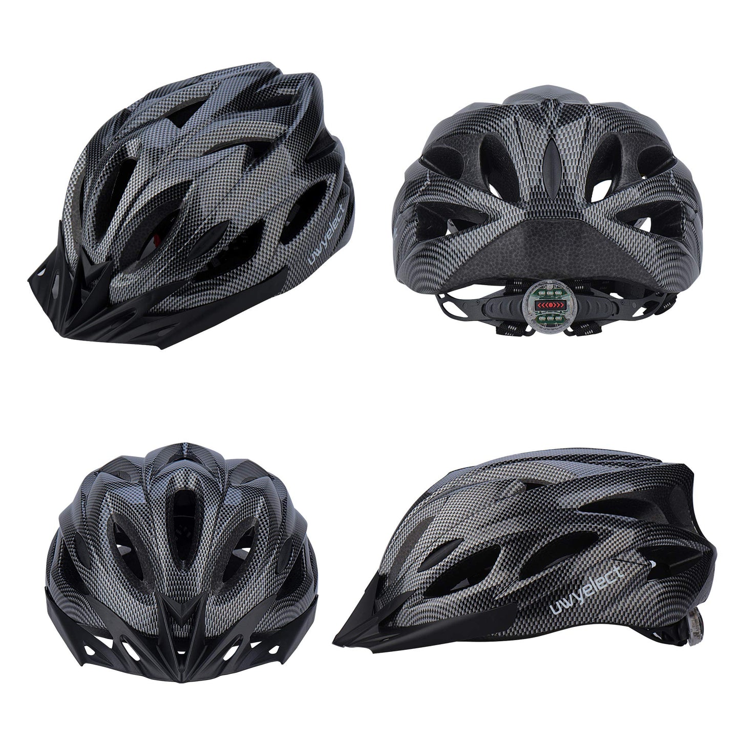 - uwyelect Adult Bike Helmet with LED Light -