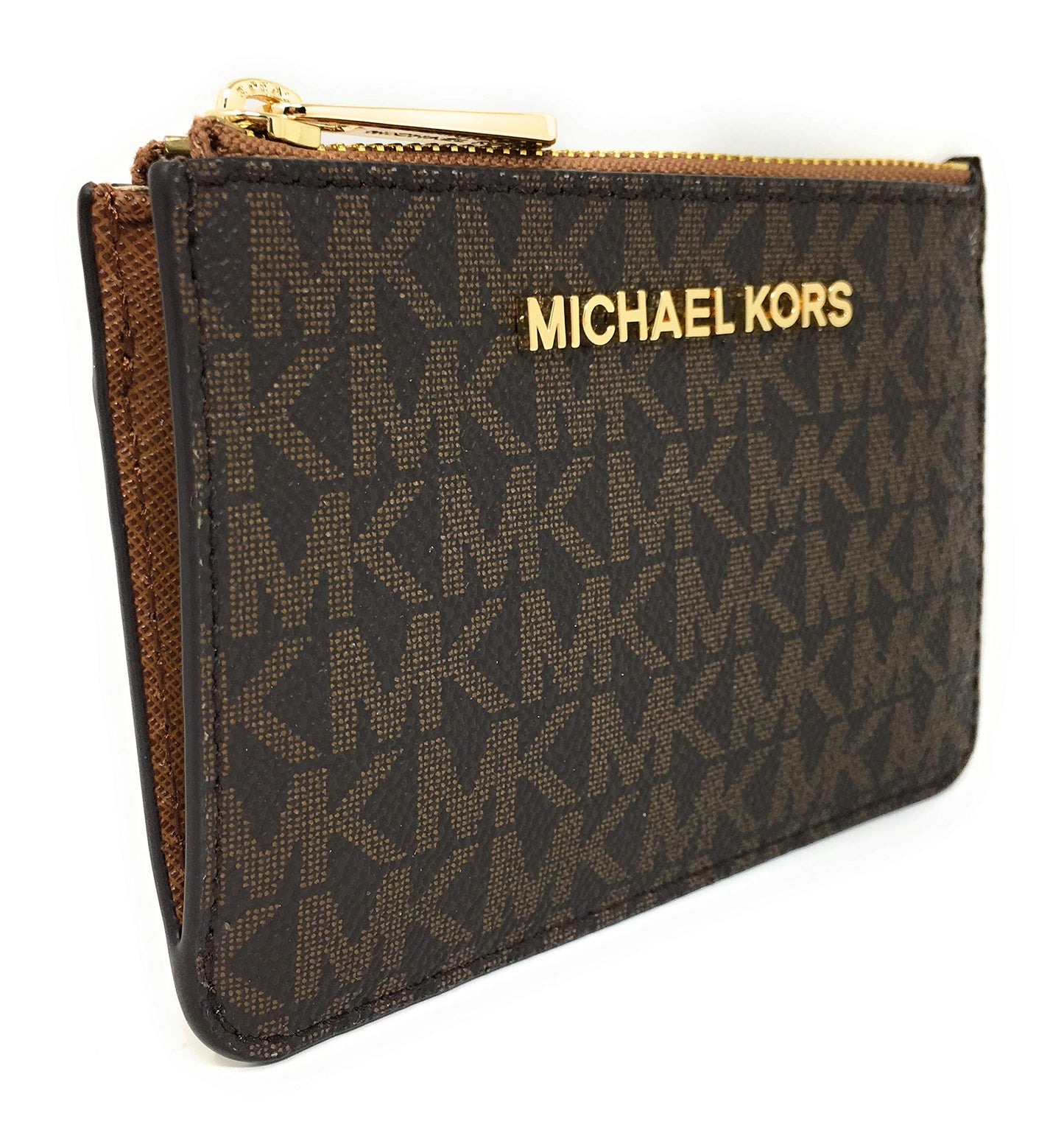 - Michael Kors Jet Set Travel Small Top Zip Coin Pouch with ID Holder -