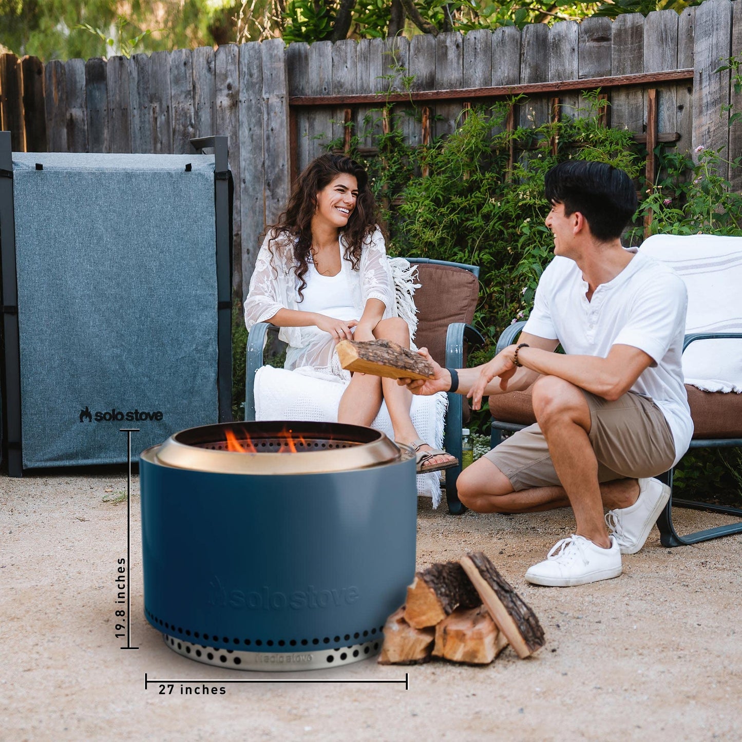 - Solo Stove Yukon 2.0 with Stand, Smokeless Fire Pit | Portable Wood Burning Fireplace -